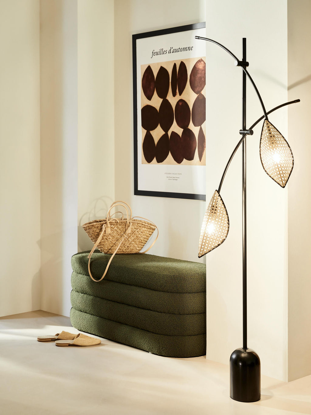 Alto Bouclé Upholstered Bench