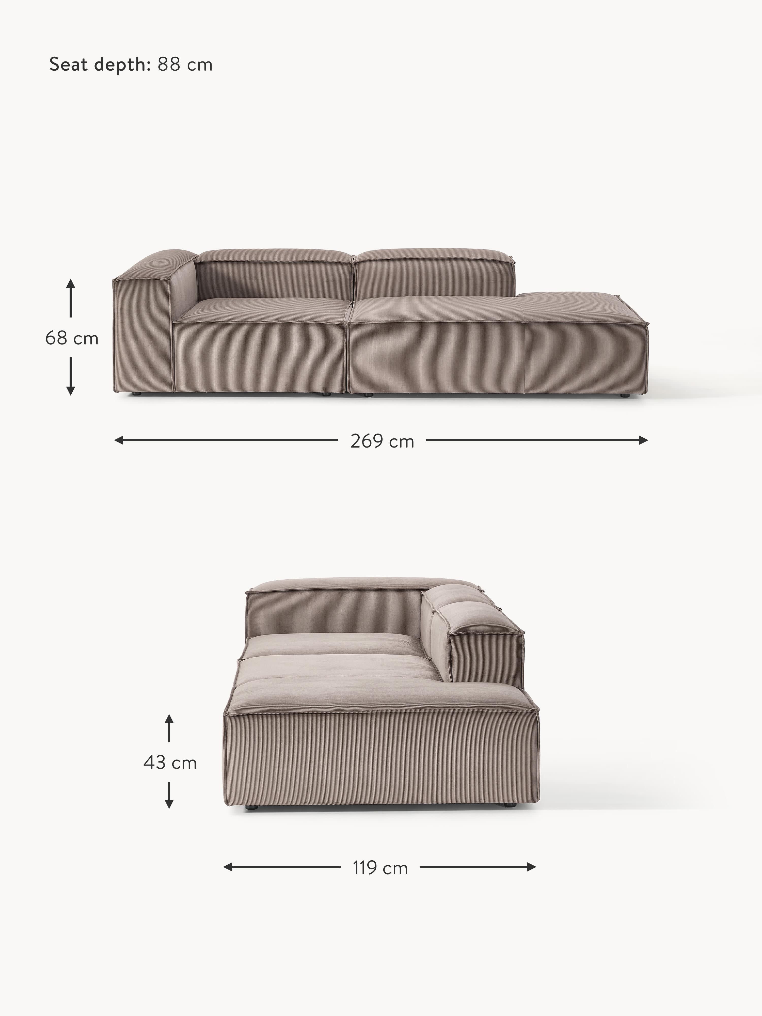 Lennon Corduroy Modular Ottoman