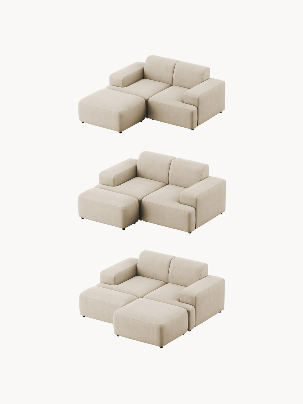 Melva Corduroy Sofa (2-seater)