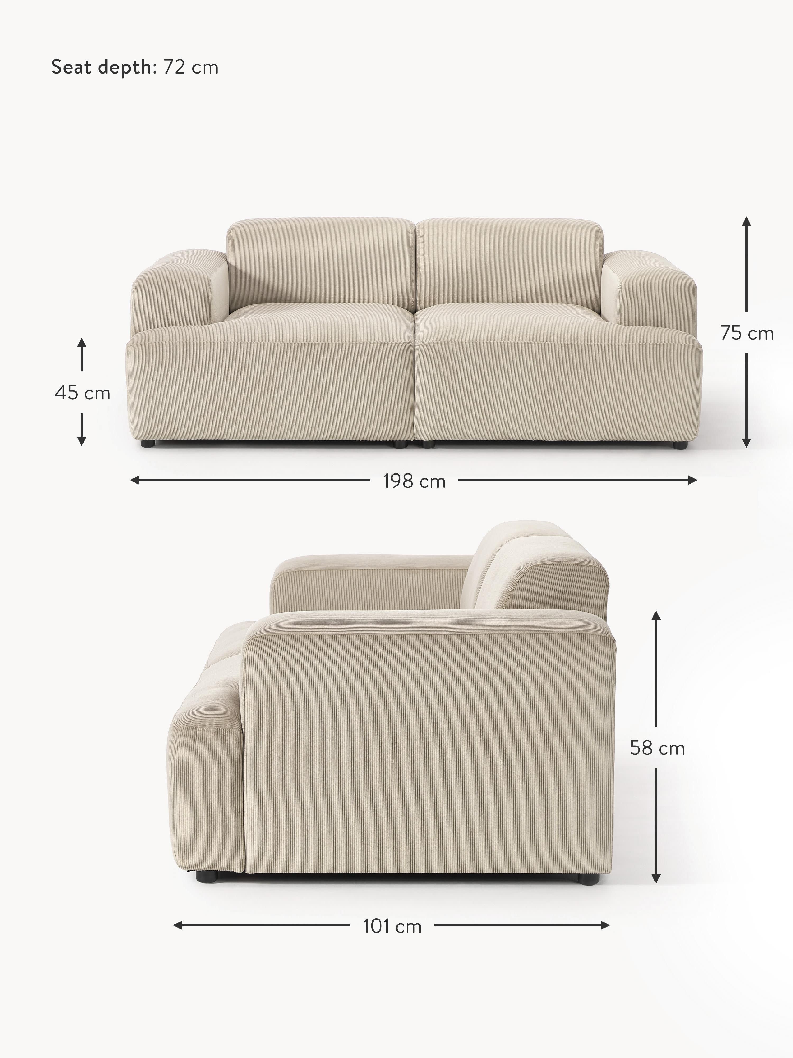Melva Corduroy Sofa (2-seater)