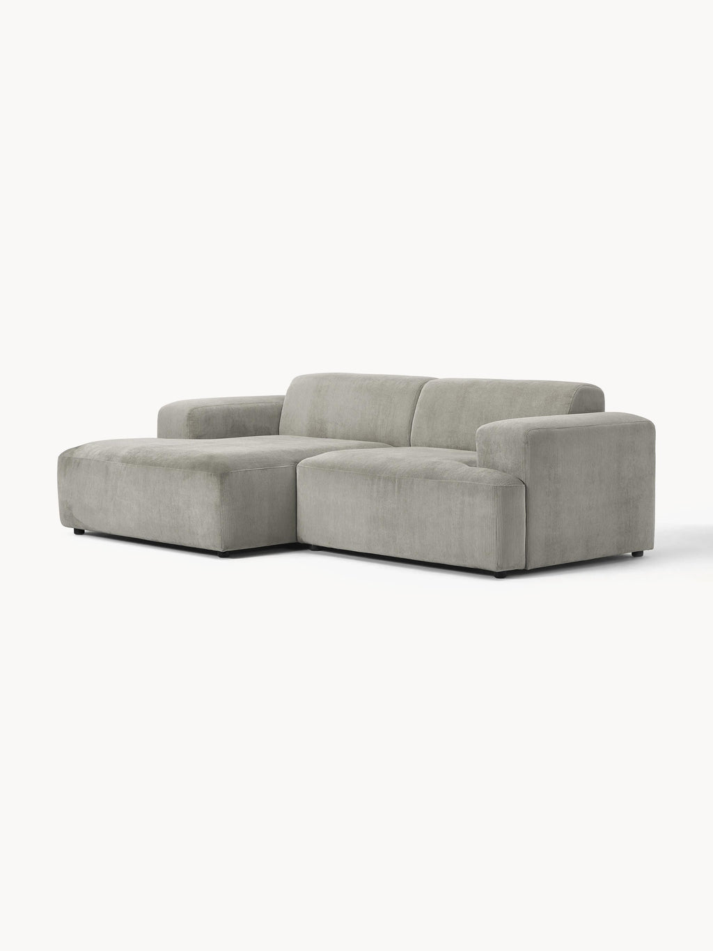 Melva Corduroy Corner Sofa (3-seater)