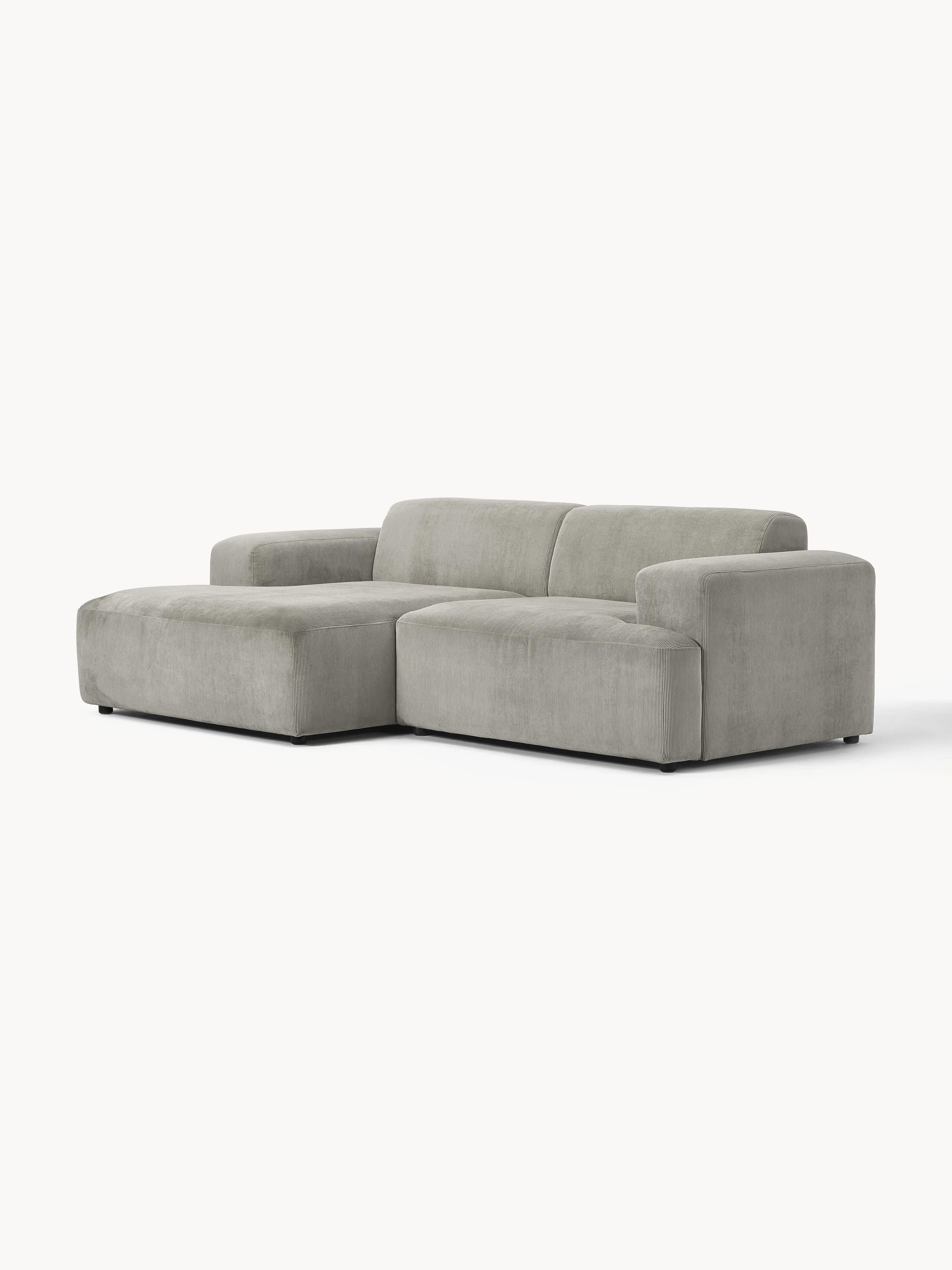 Melva Corduroy Corner Sofa (3-seater)