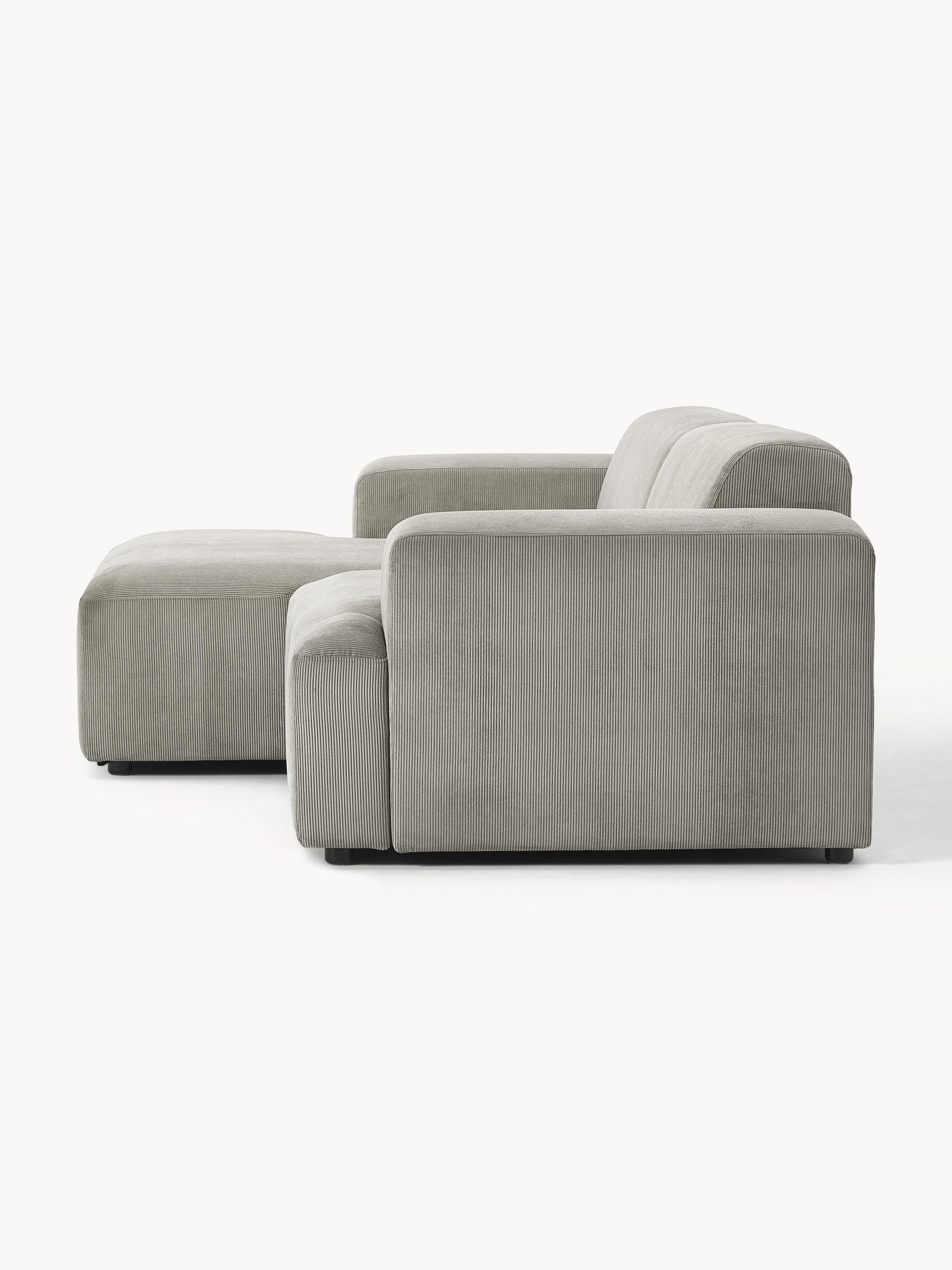 Melva Corduroy Corner Sofa (3-seater)