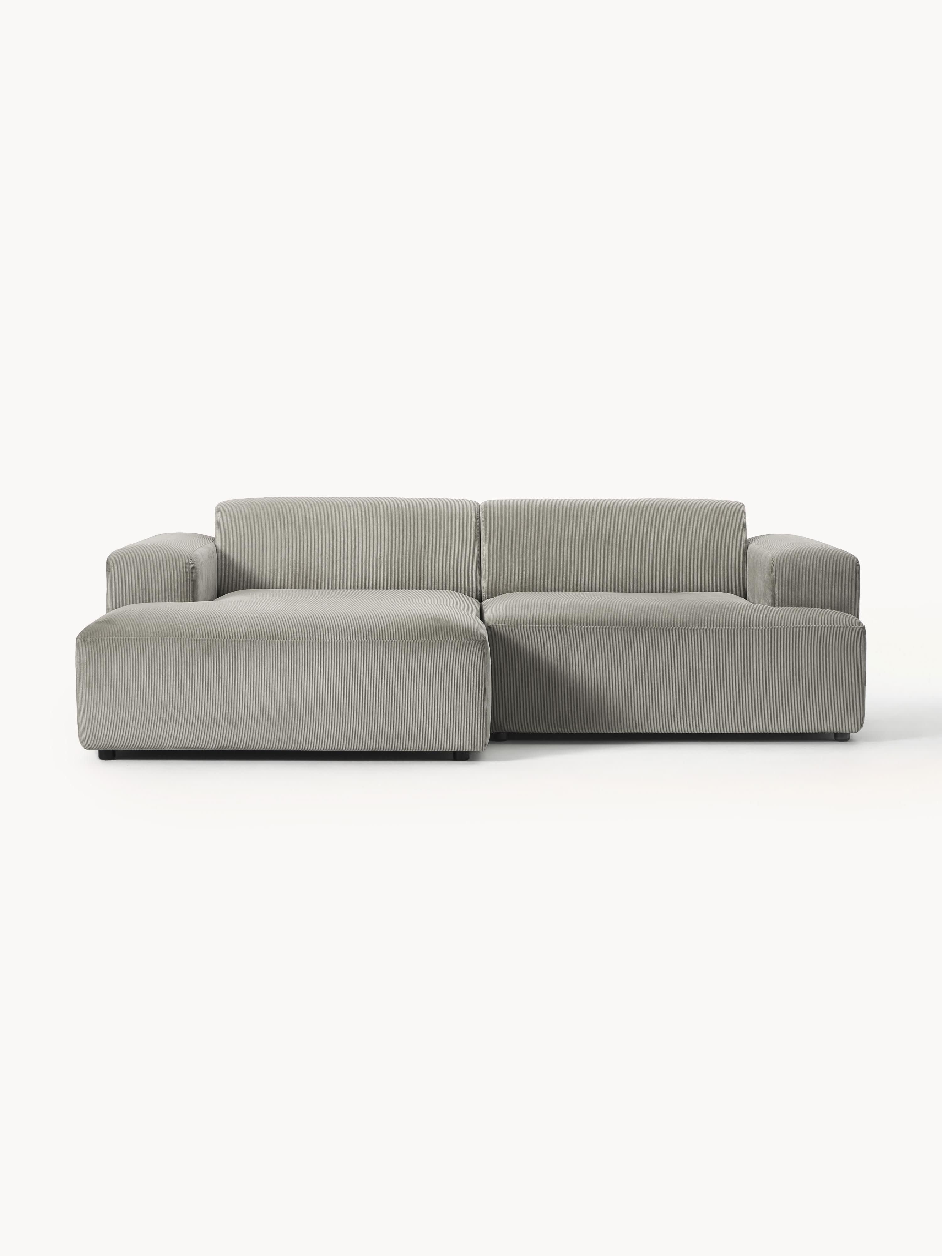 Gallery image 1 - Corduroy Corner Sofa Melva (3-seater)