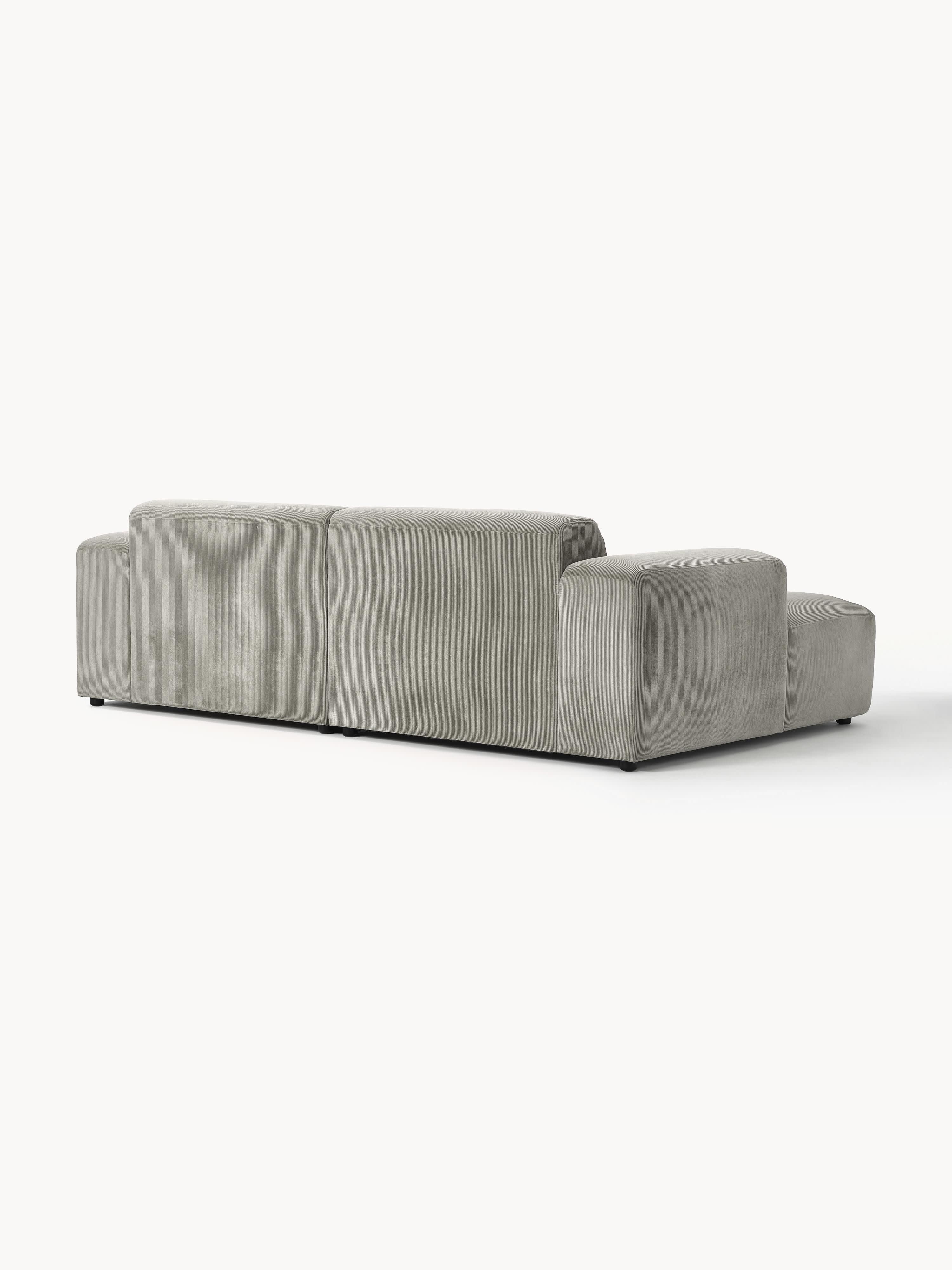 Melva Corduroy Corner Sofa (3-seater)