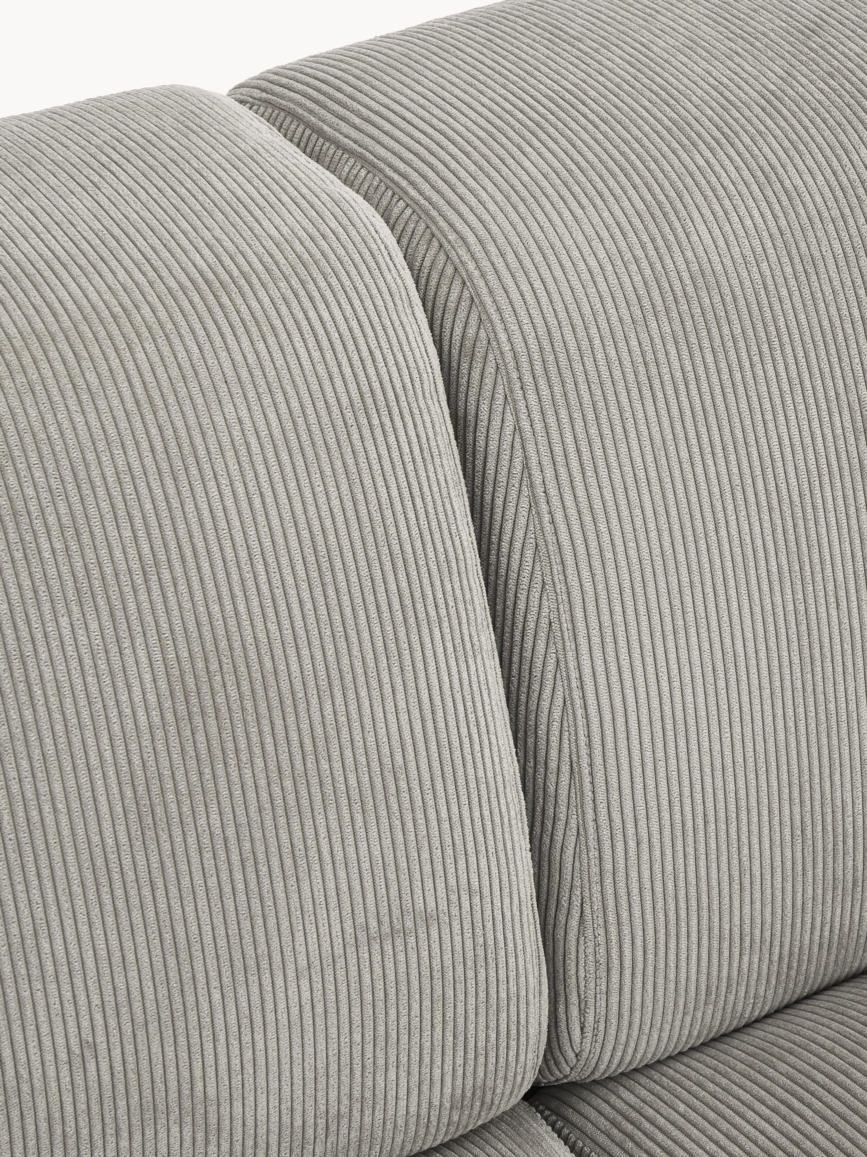 Melva Corduroy Corner Sofa (3-seater)