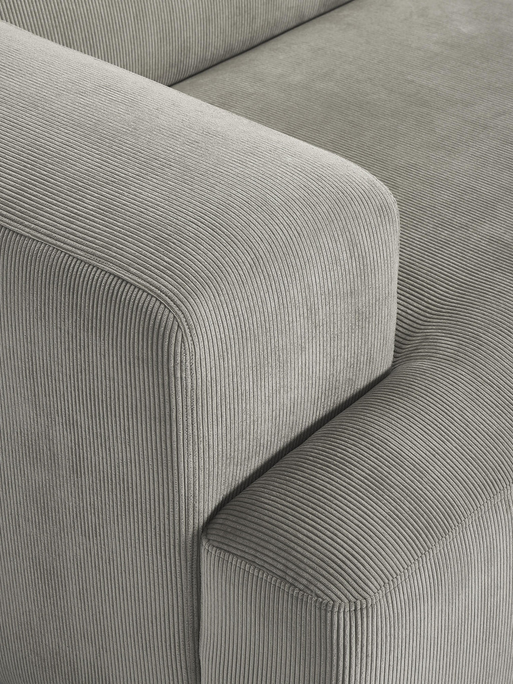 Melva Corduroy Corner Sofa (3-seater)