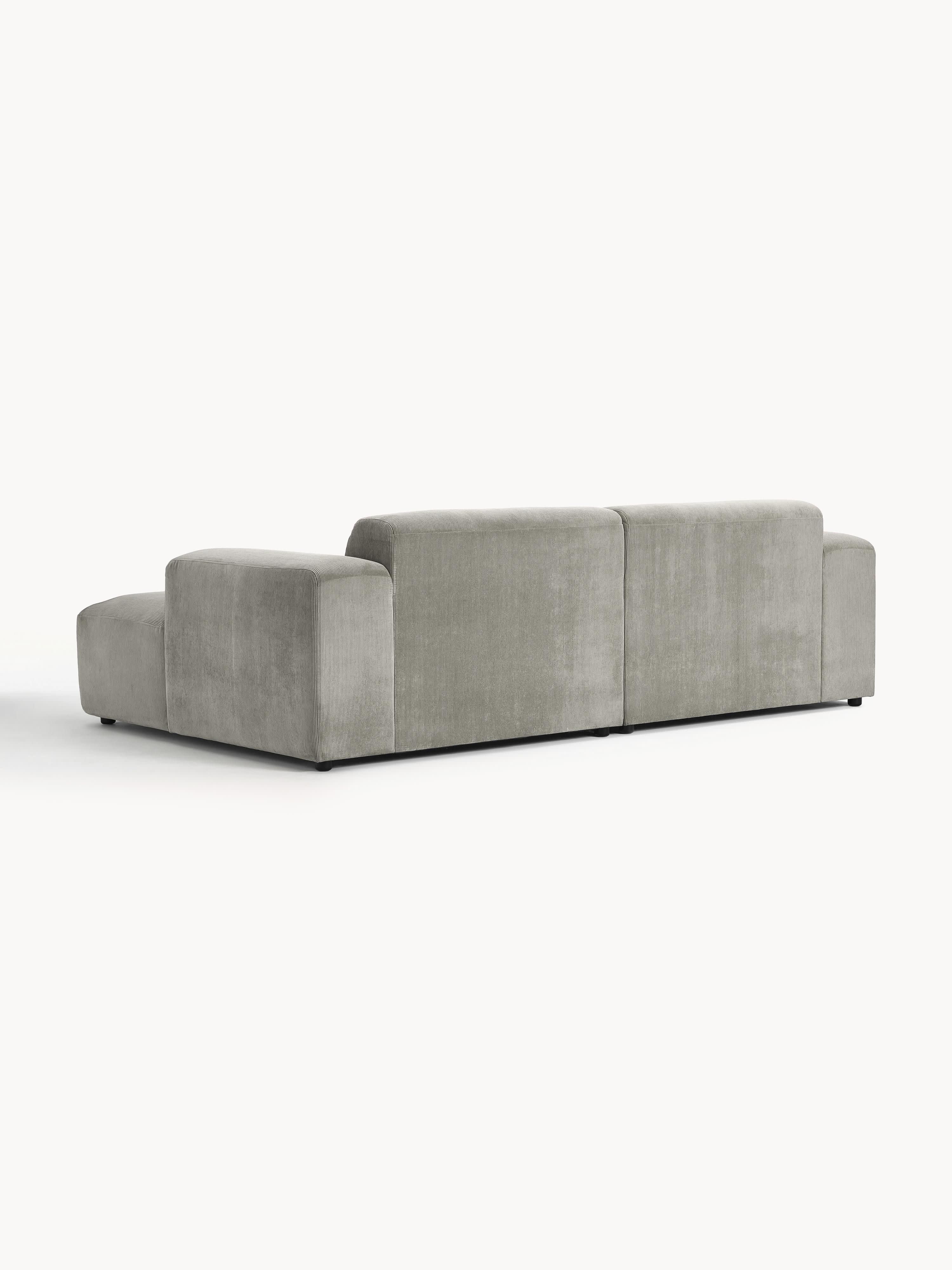 Melva Corduroy Corner Sofa (3-seater)