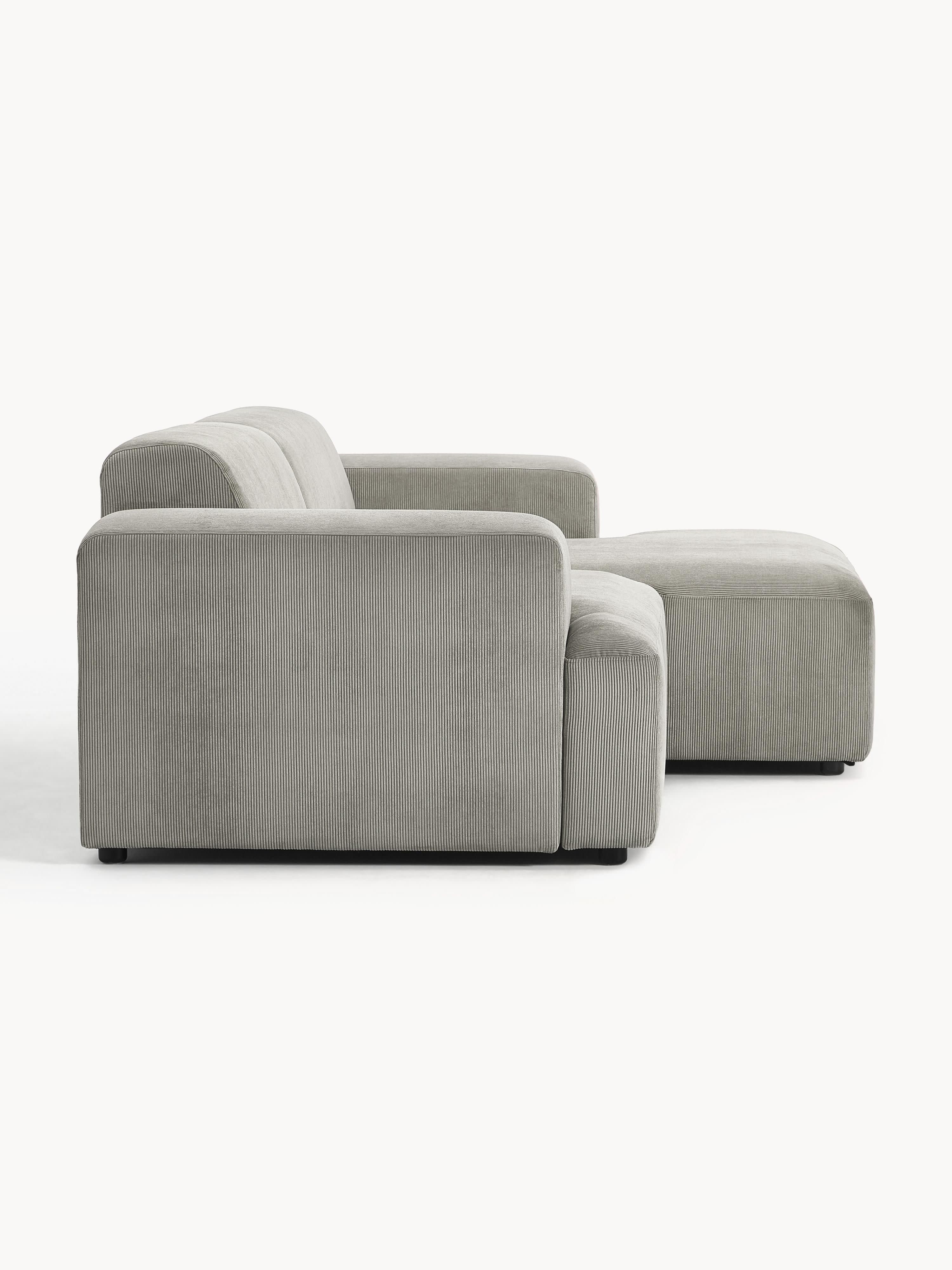 Melva Corduroy Corner Sofa (3-seater)