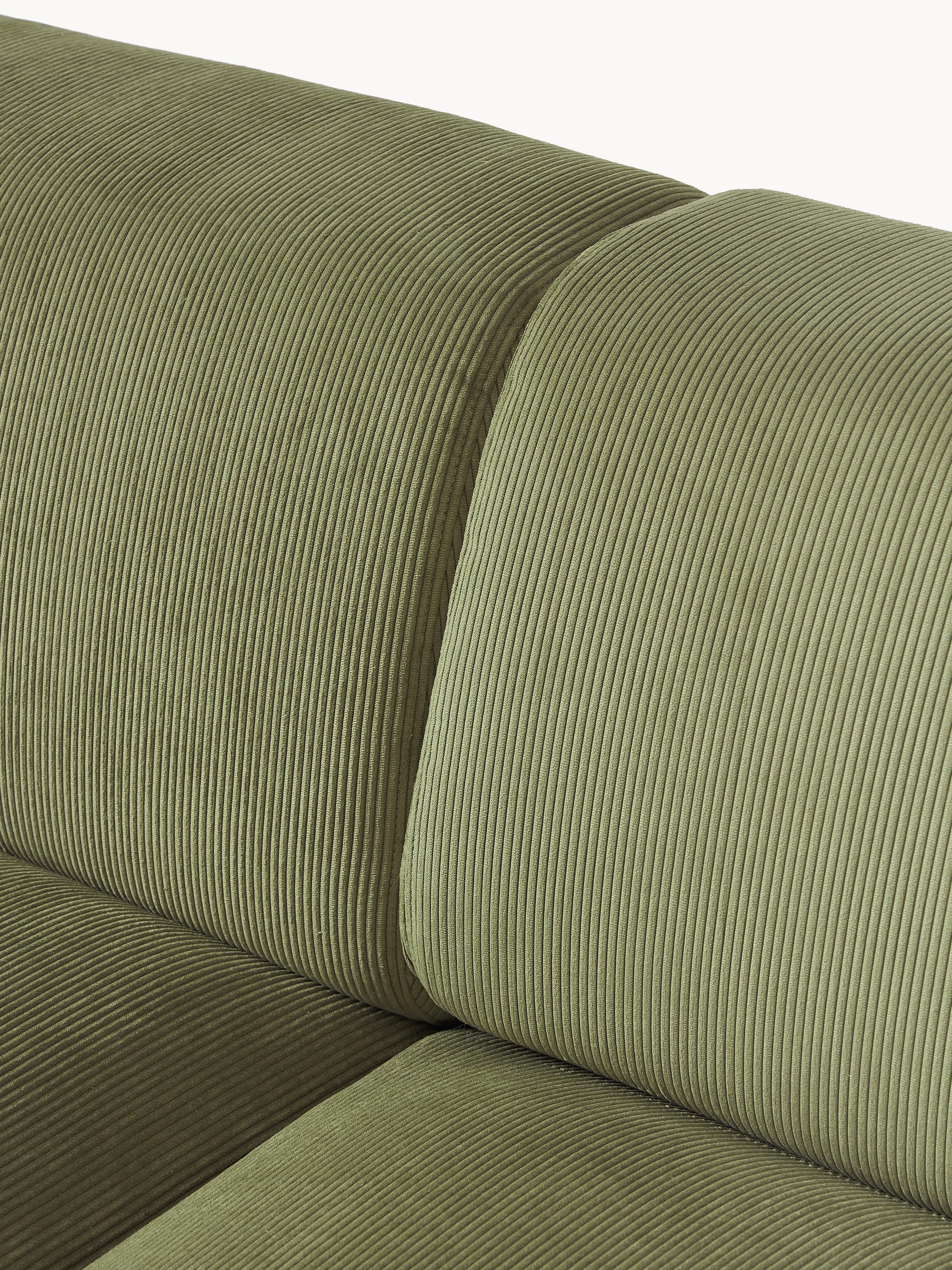 Melva Corduroy Corner Sofa (3-seater)