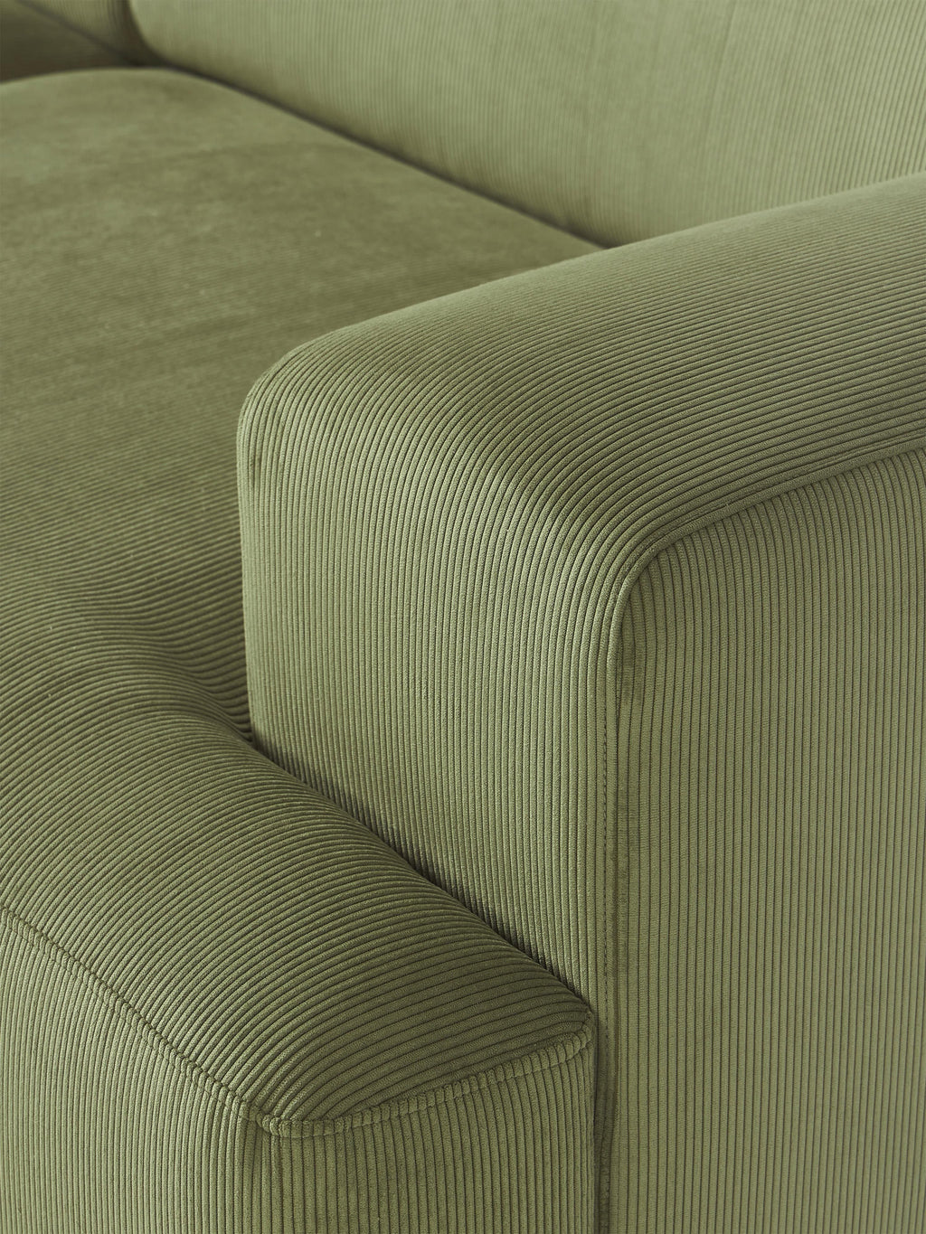 Melva Corduroy Corner Sofa (3-seater)