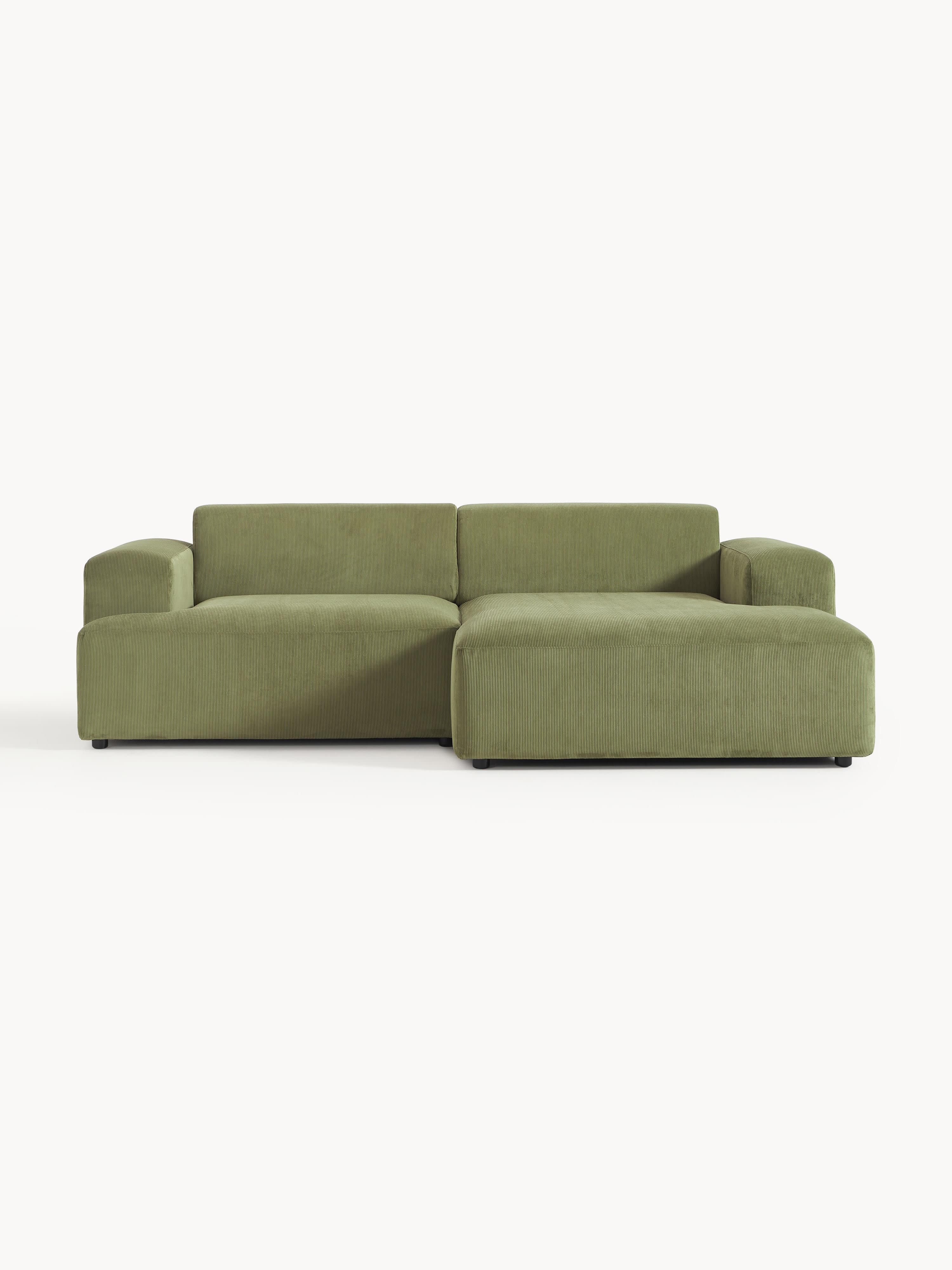 Melva Corduroy Corner Sofa (3-seater)