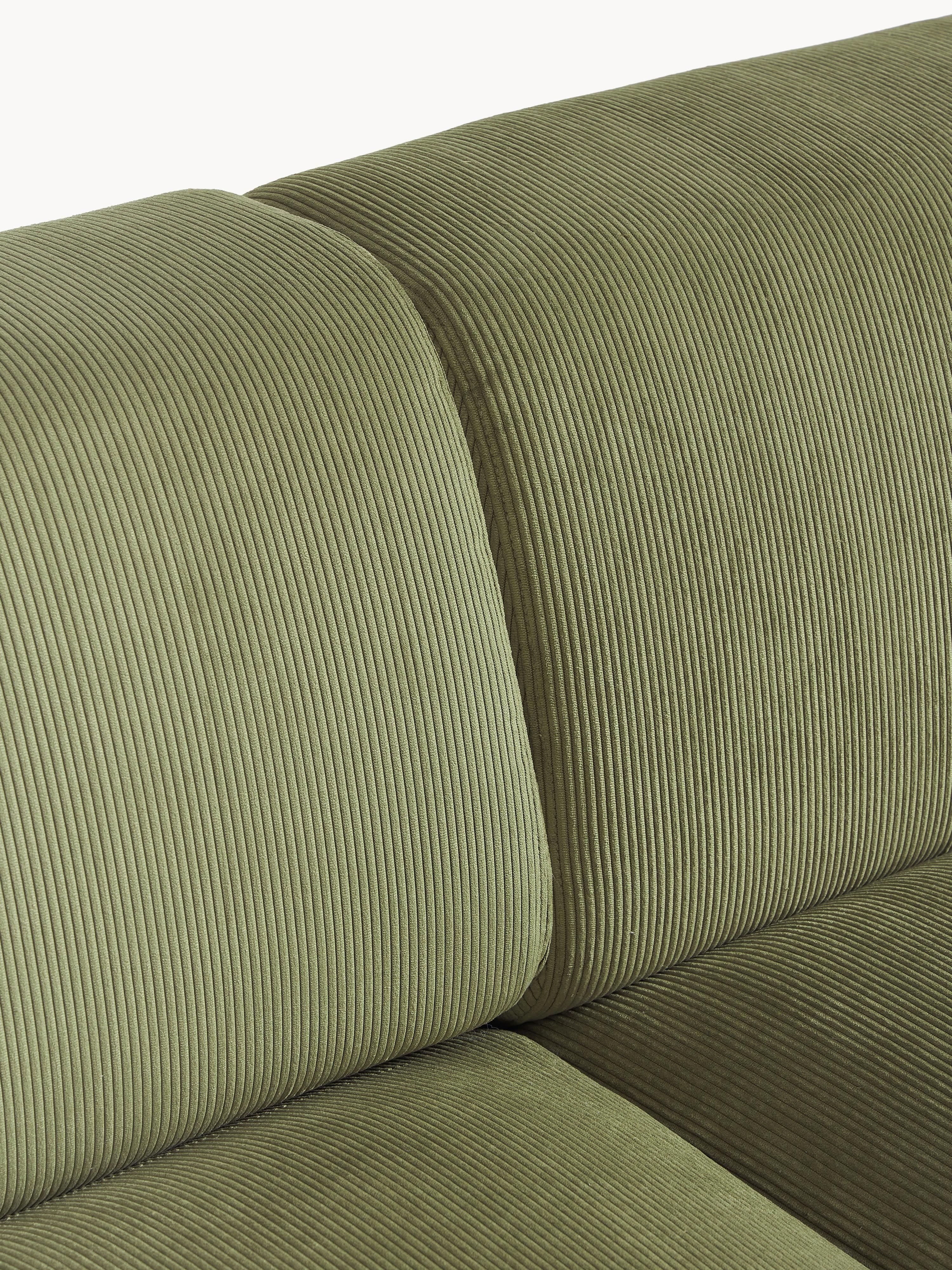 Melva Corduroy Corner Sofa (3-seater)