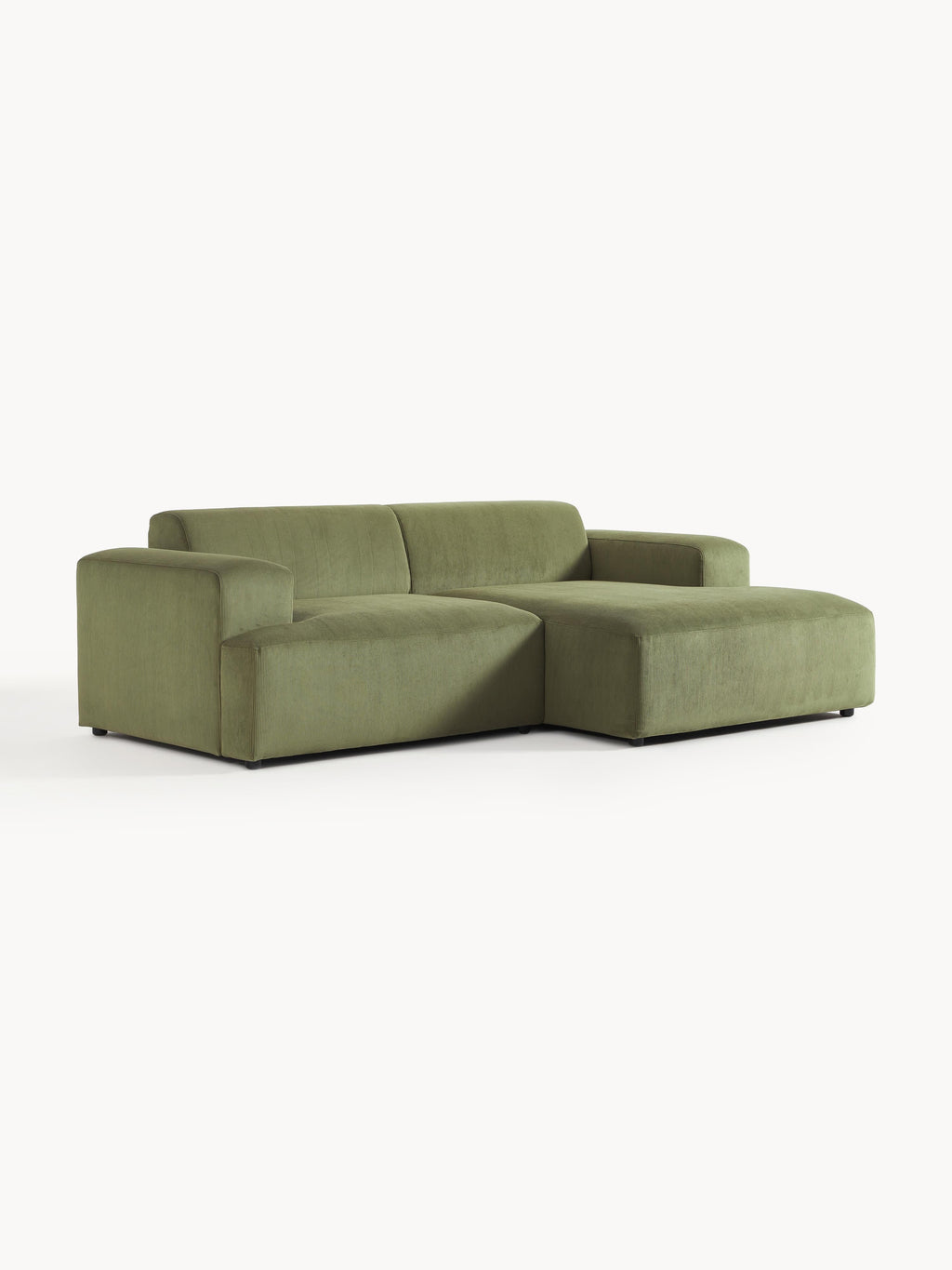 Melva Corduroy Corner Sofa (3-seater)