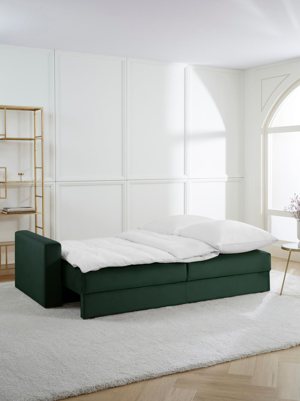 Tasha Velvet Sofa Bed (3-seater)
