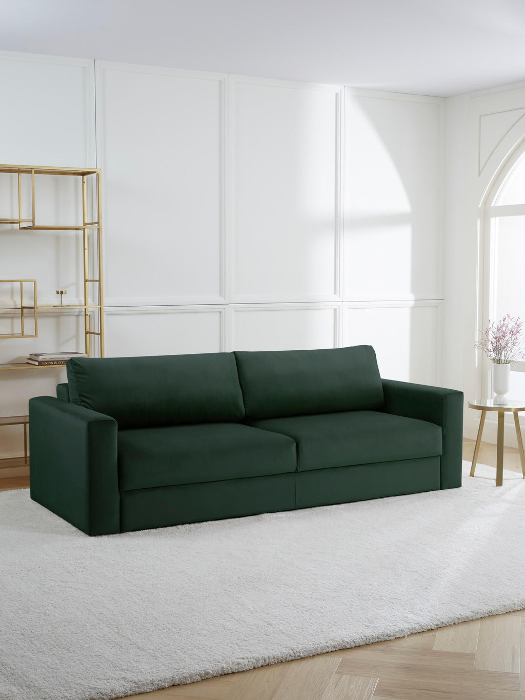 Tasha Velvet Sofa Bed (3-seater)