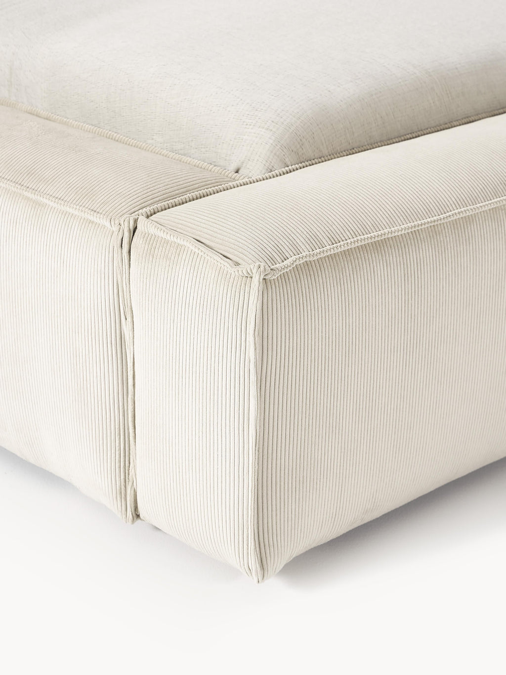 Lennon Upholstered Corduroy Bed with Storage Space