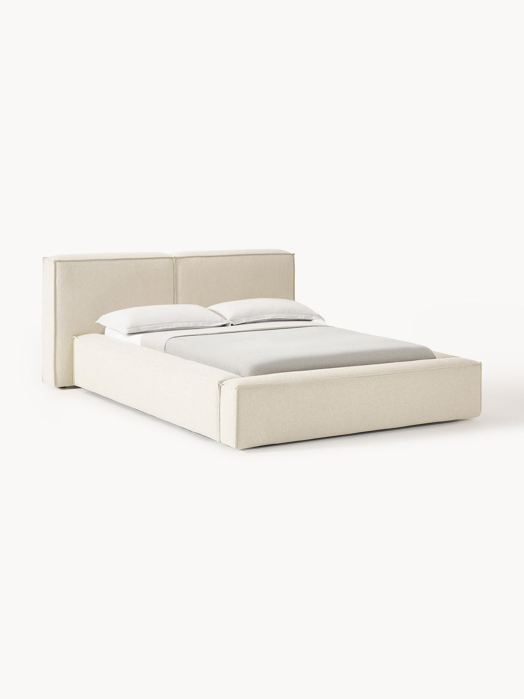 Gallery image 1 - Upholstered Bed Lennon with Storage Space