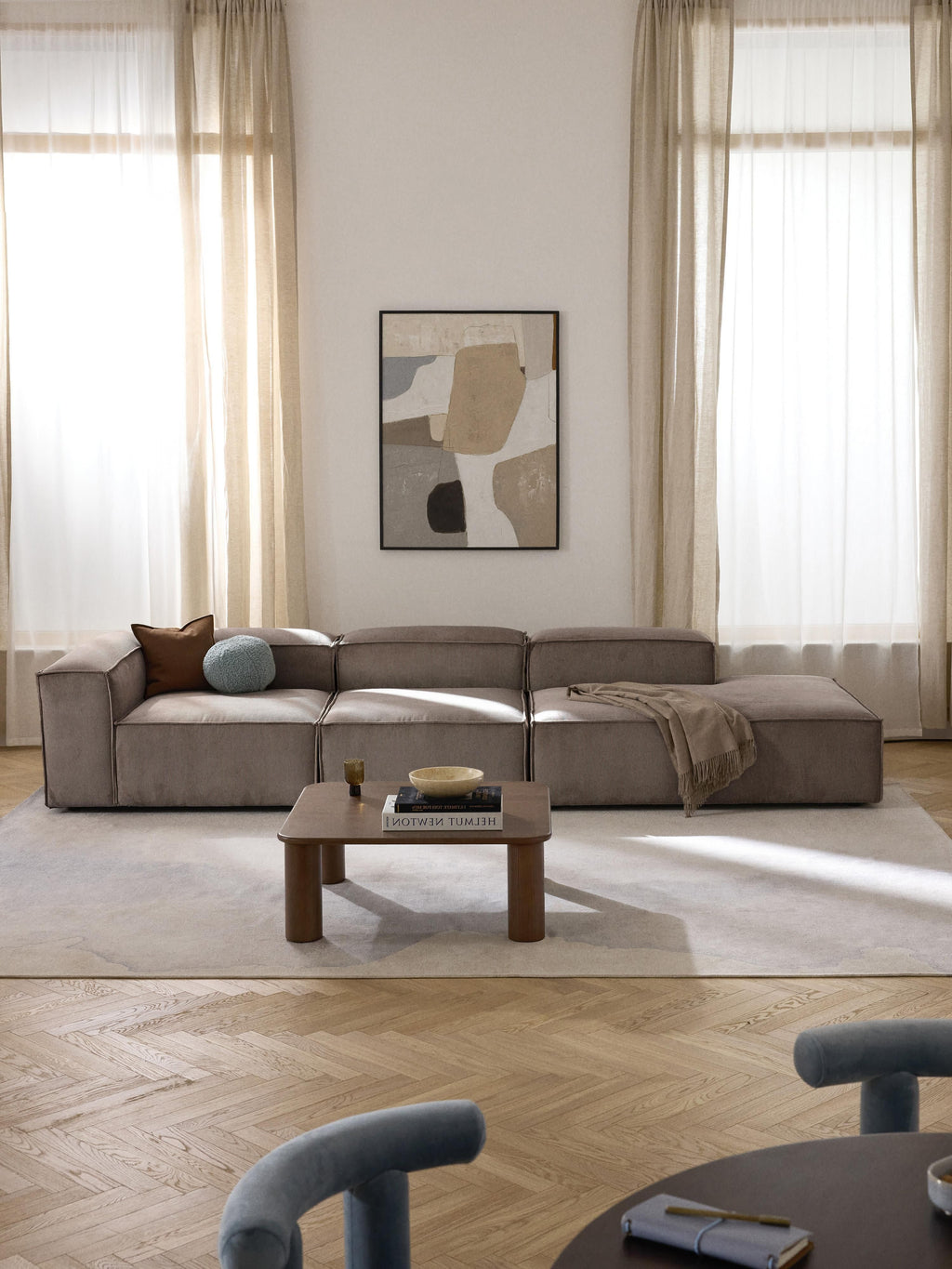 Lennon XL Corduroy Modular Ottoman