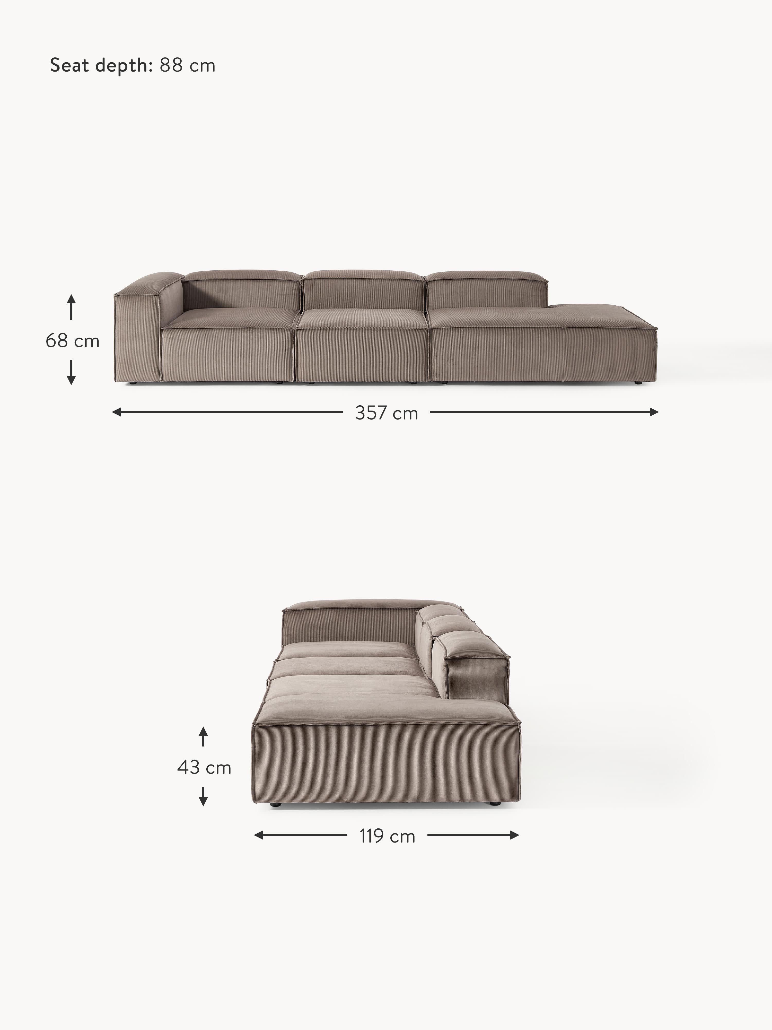 Lennon XL Corduroy Modular Ottoman