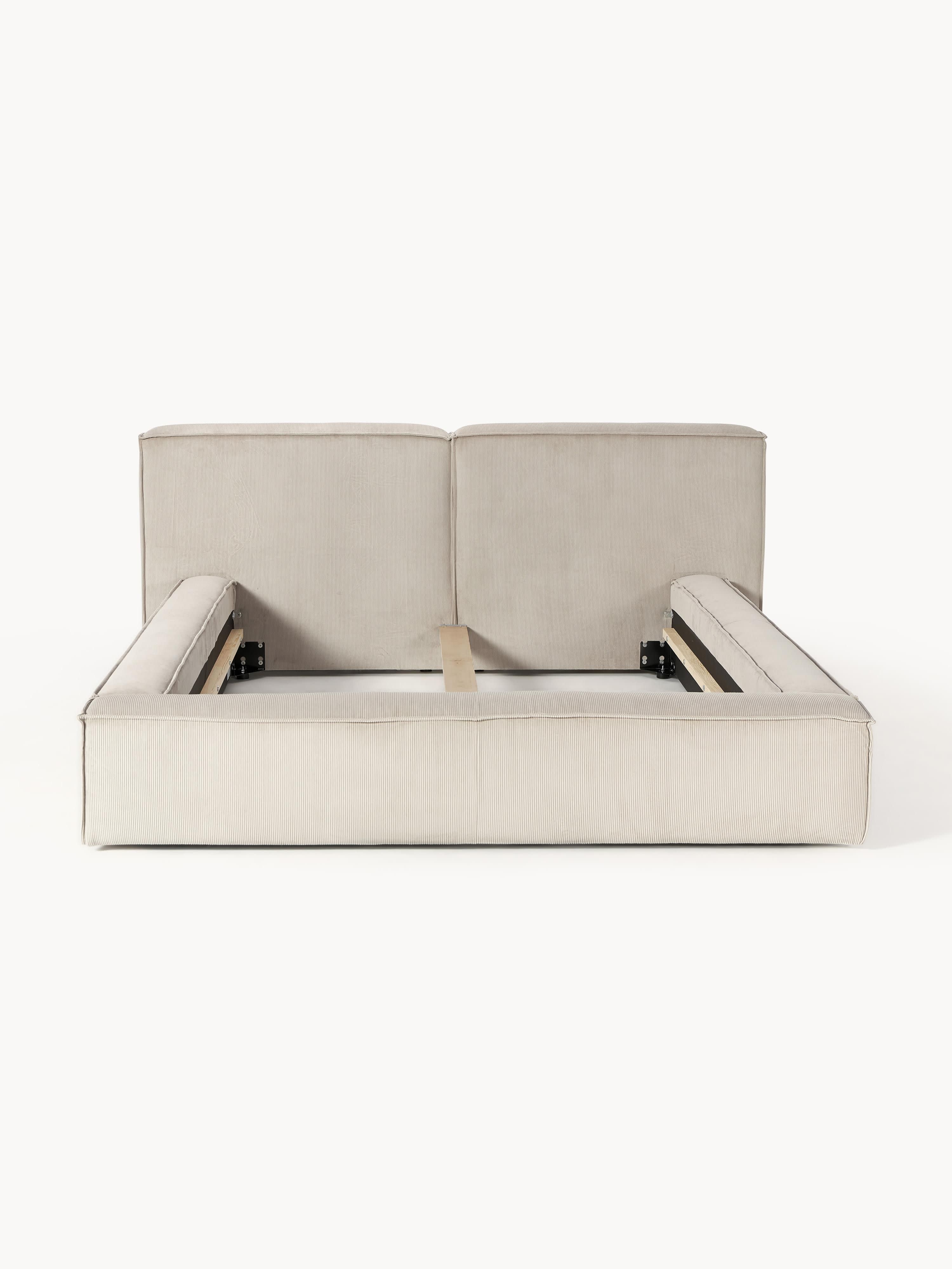 Lennon Upholstered Corduroy Bed