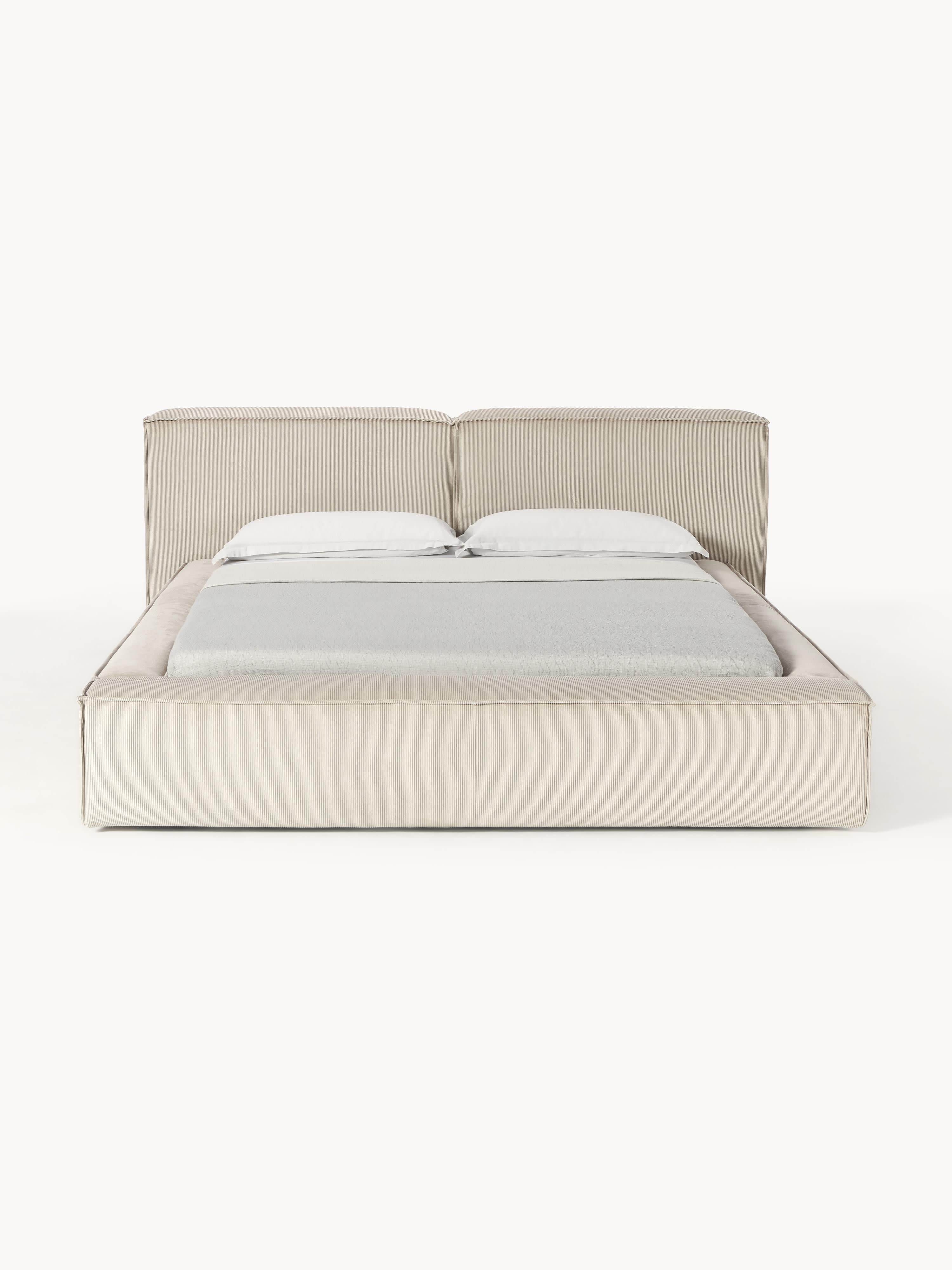 Lennon Upholstered Corduroy Bed