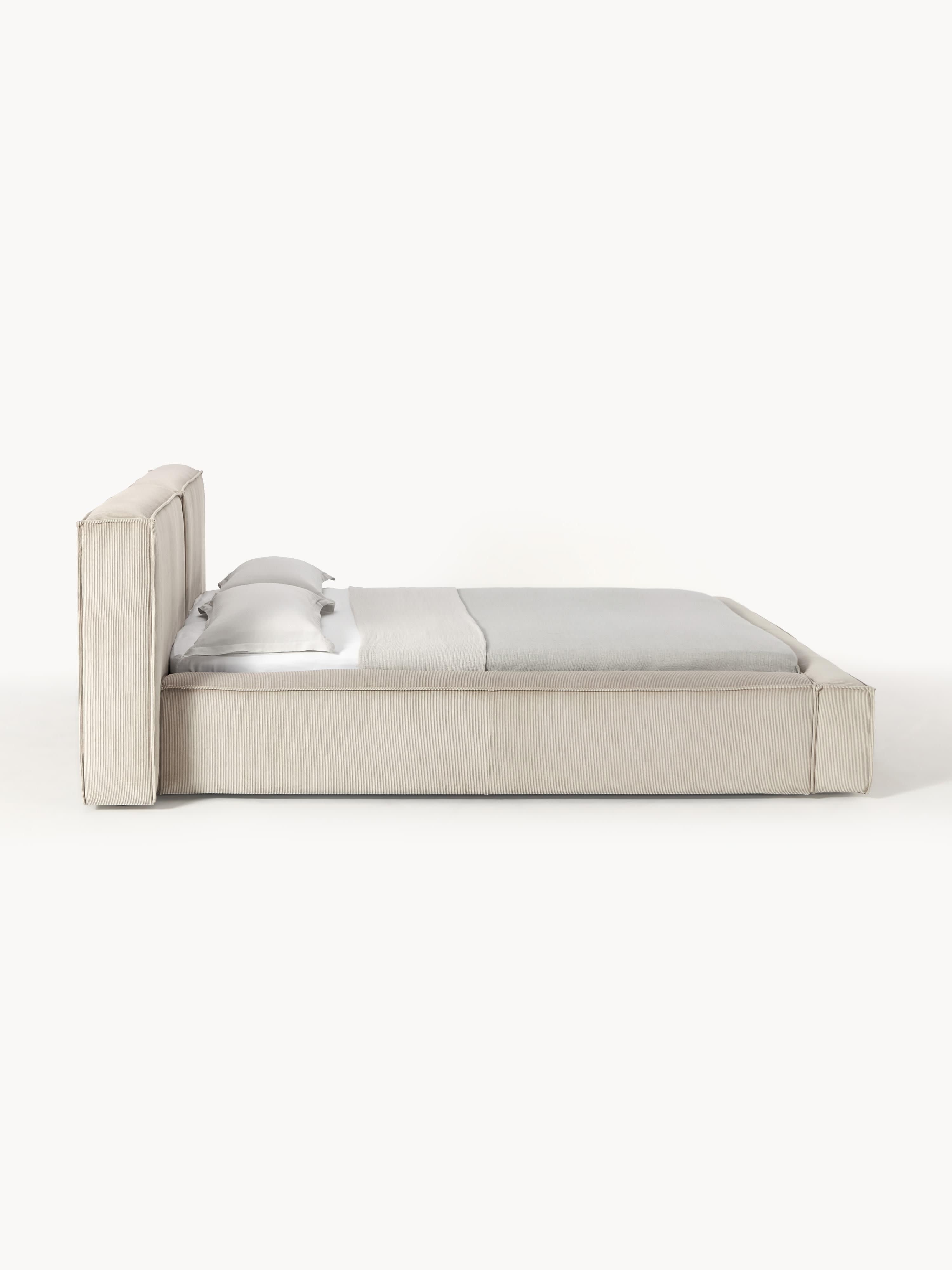 Lennon Upholstered Corduroy Bed