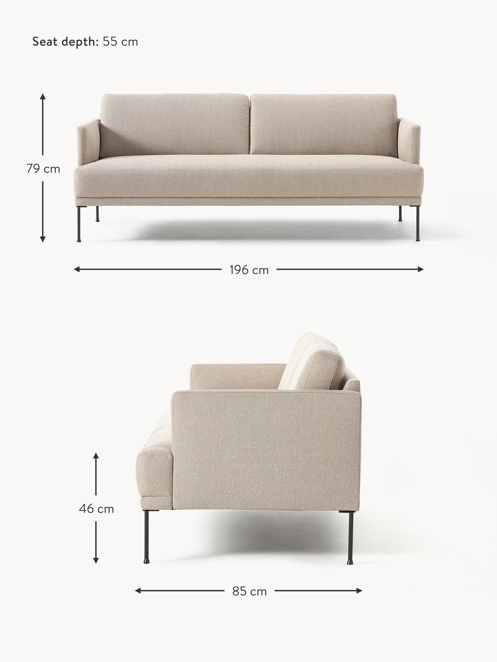 Fluente Sofa (3-seater)