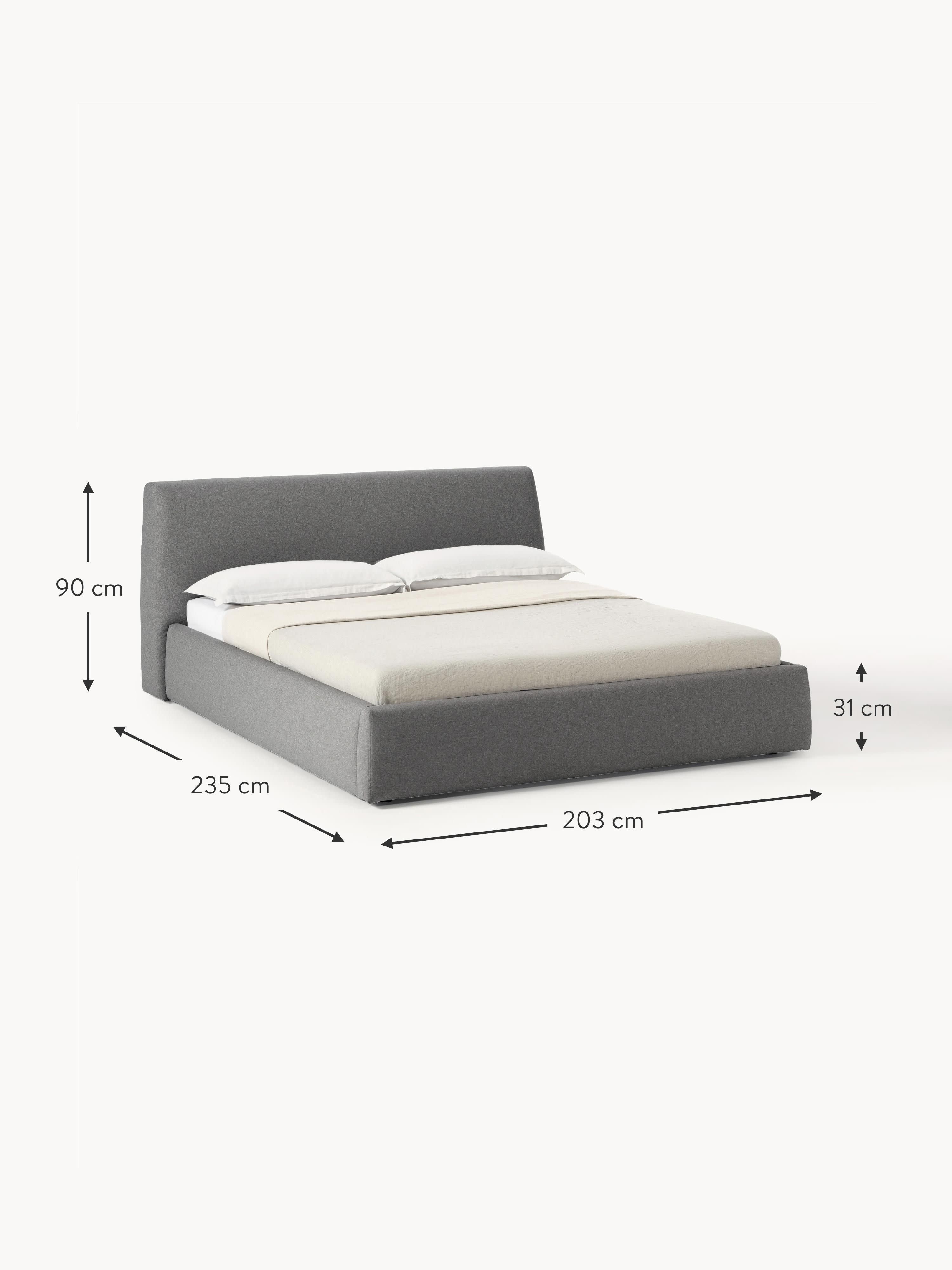 Cloud Upholstered Bed with Storage Space