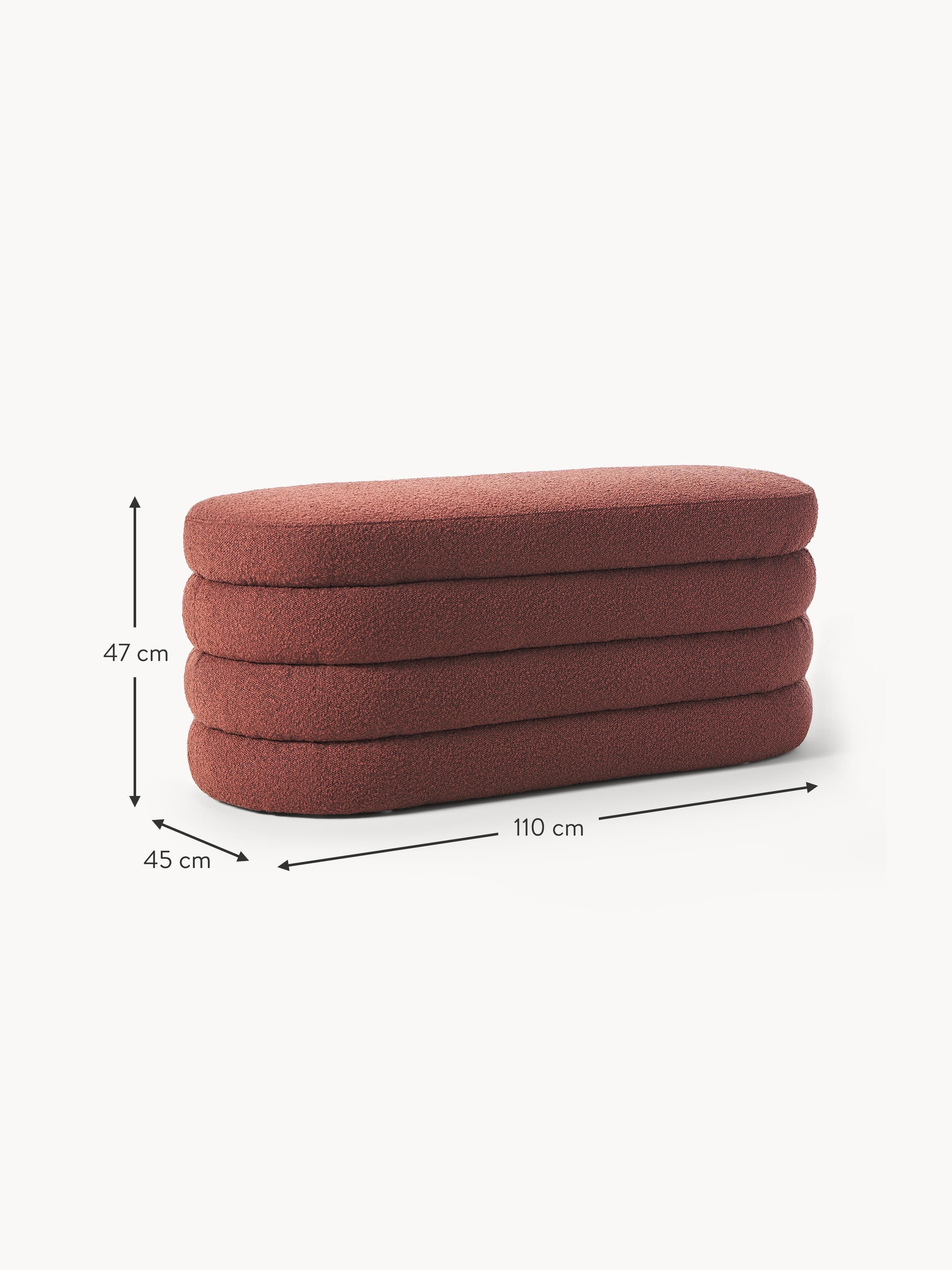 Alto Bouclé Upholstered Bench