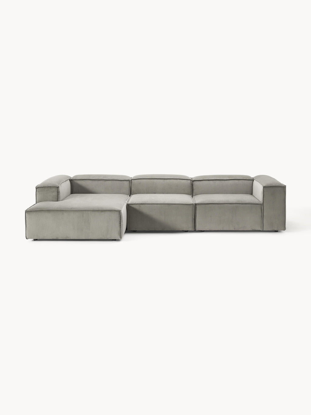 Lennon Corduroy Modular Corner Sofa (4-seater)
