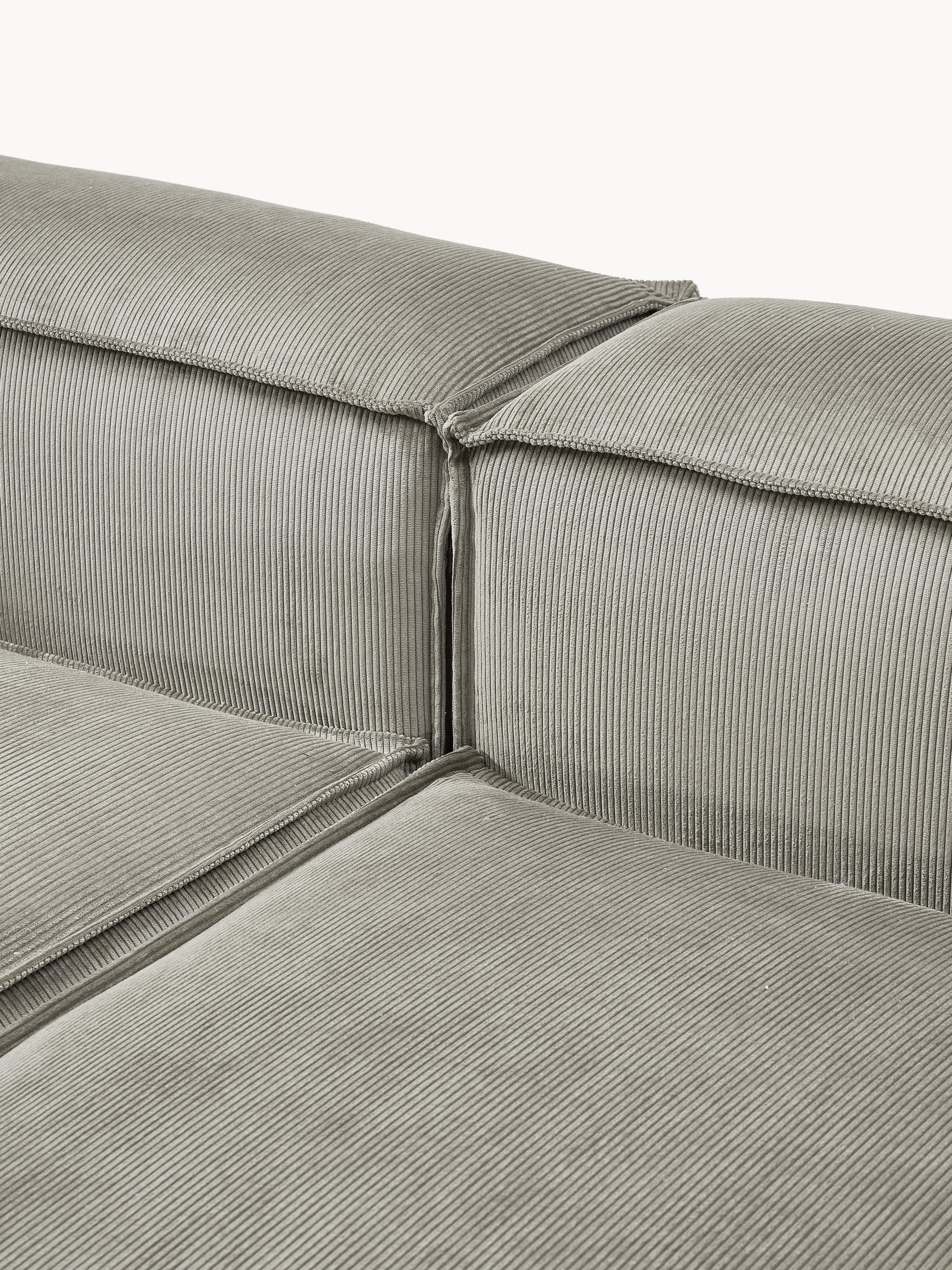 Lennon Corduroy Modular Corner Sofa (4-seater)