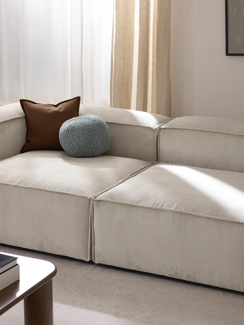 Lennon XL Corduroy Modular Ottoman
