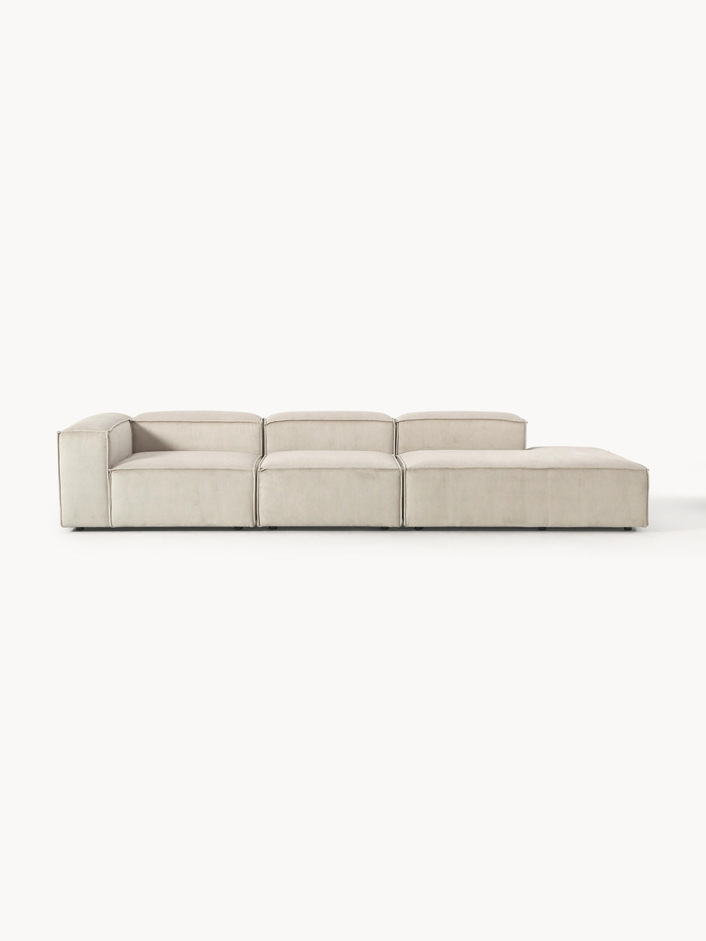 Gallery image 1 - XL Corduroy Modular Ottoman Lennon