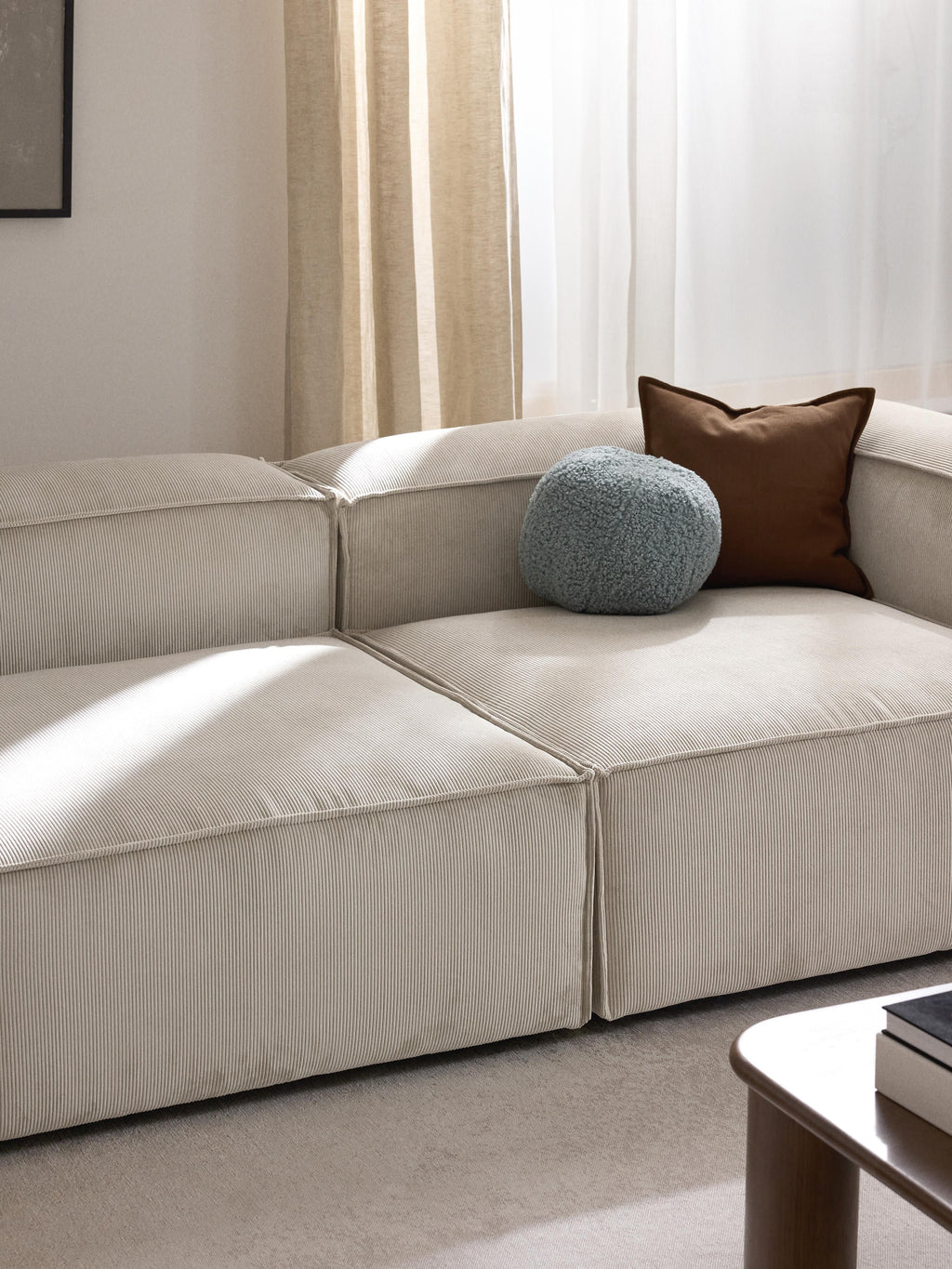 Lennon XL Corduroy Modular Ottoman
