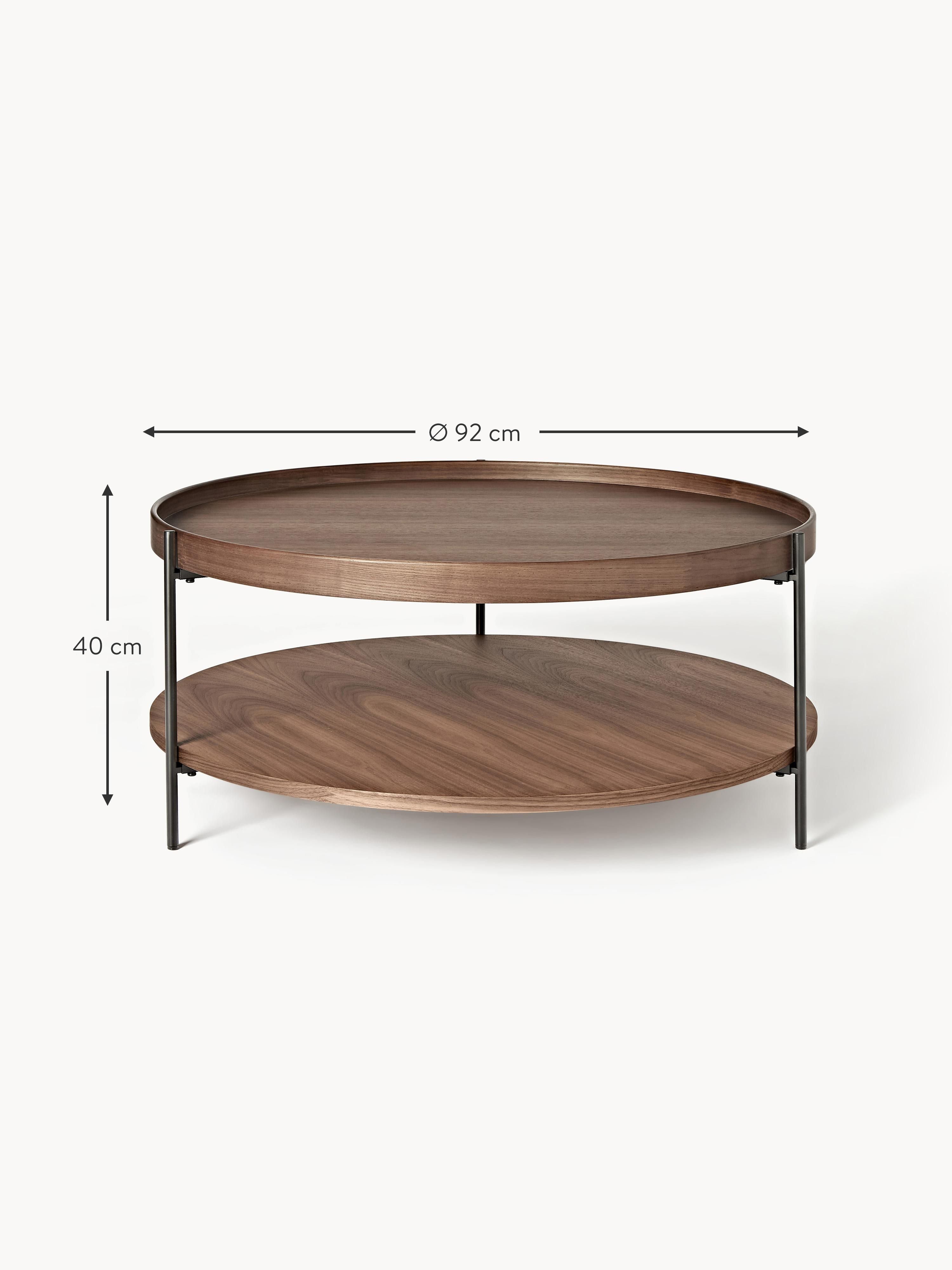 Renee Round Wooden Coffee Table