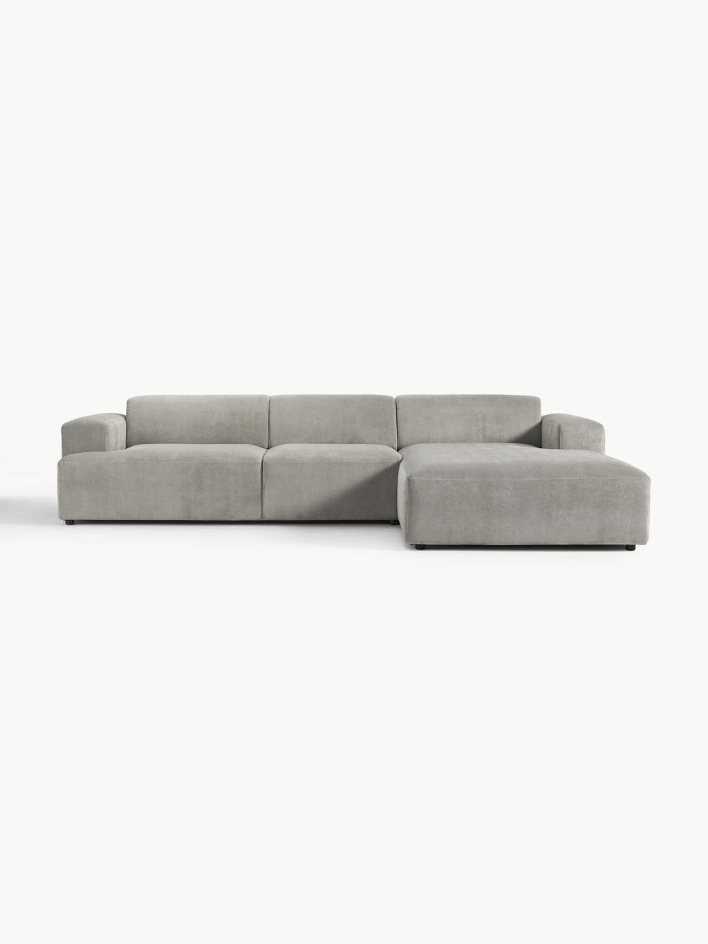 Gallery image 1 - Corduroy Corner Sofa Melva (4-seater)