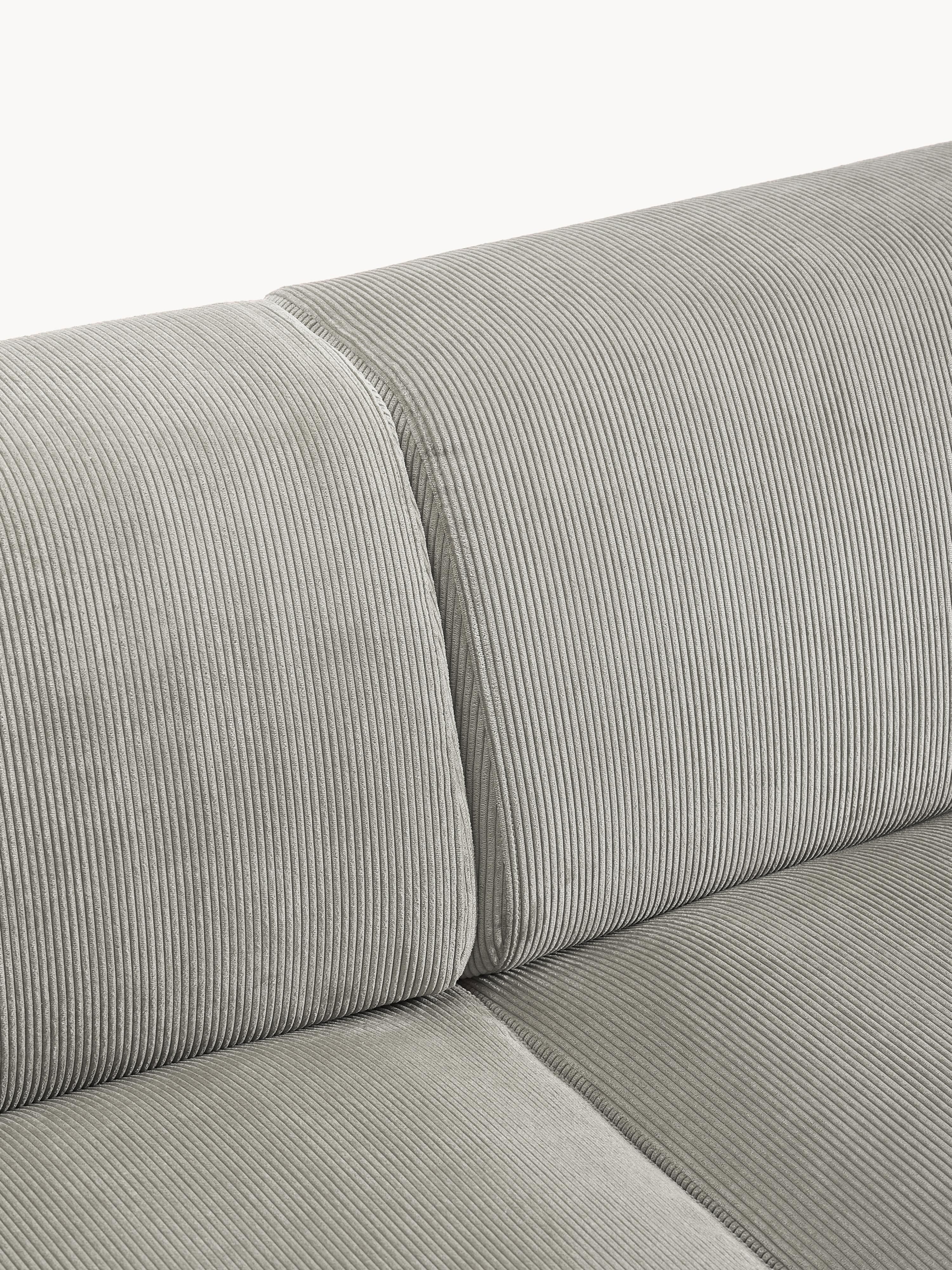 Melva Corduroy Corner Sofa (4-seater)