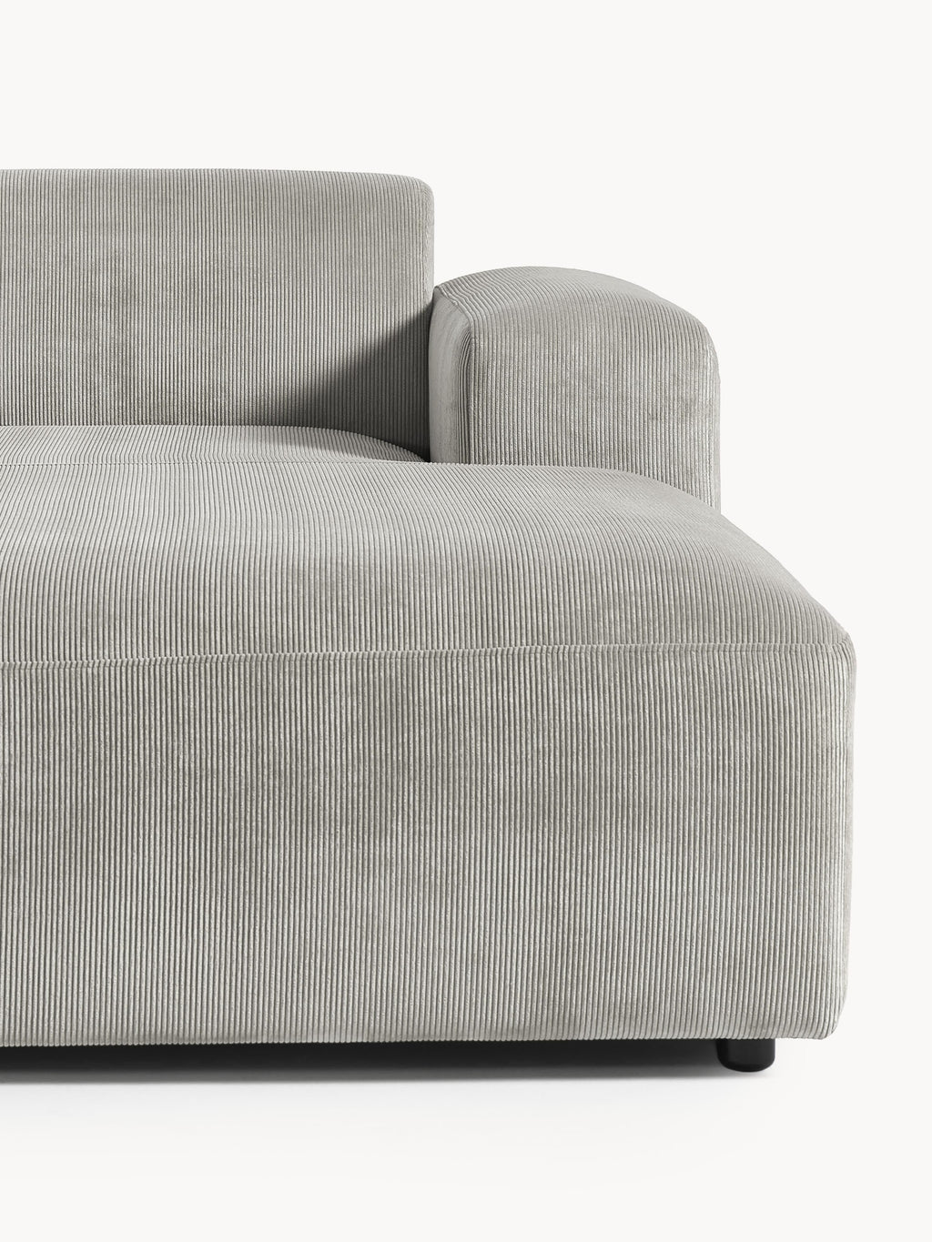 Melva Corduroy Corner Sofa (4-seater)