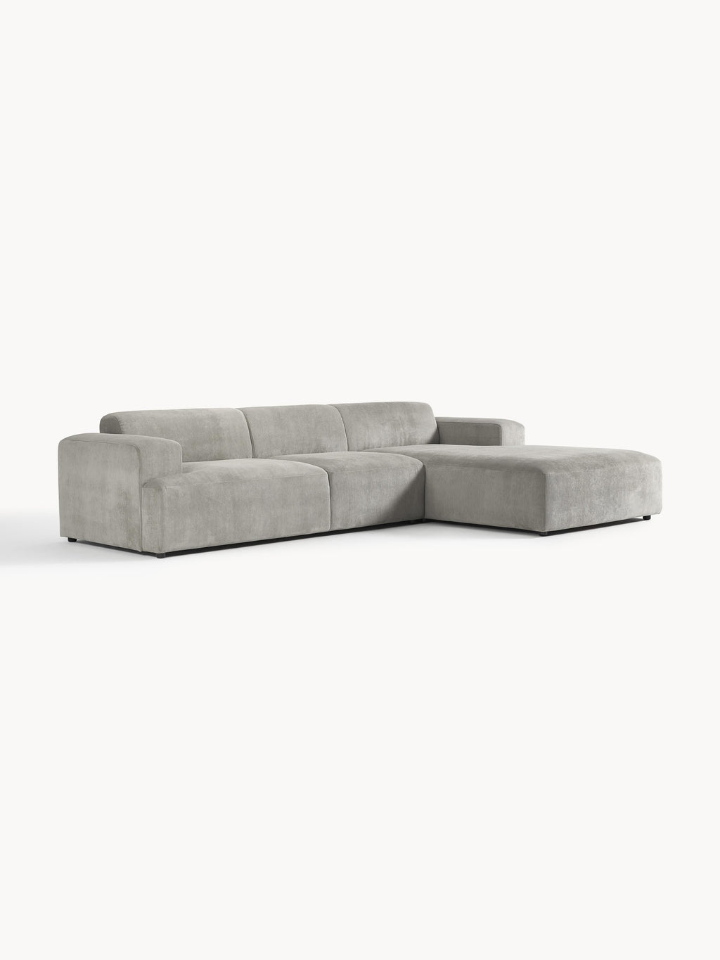 Melva Corduroy Corner Sofa (4-seater)