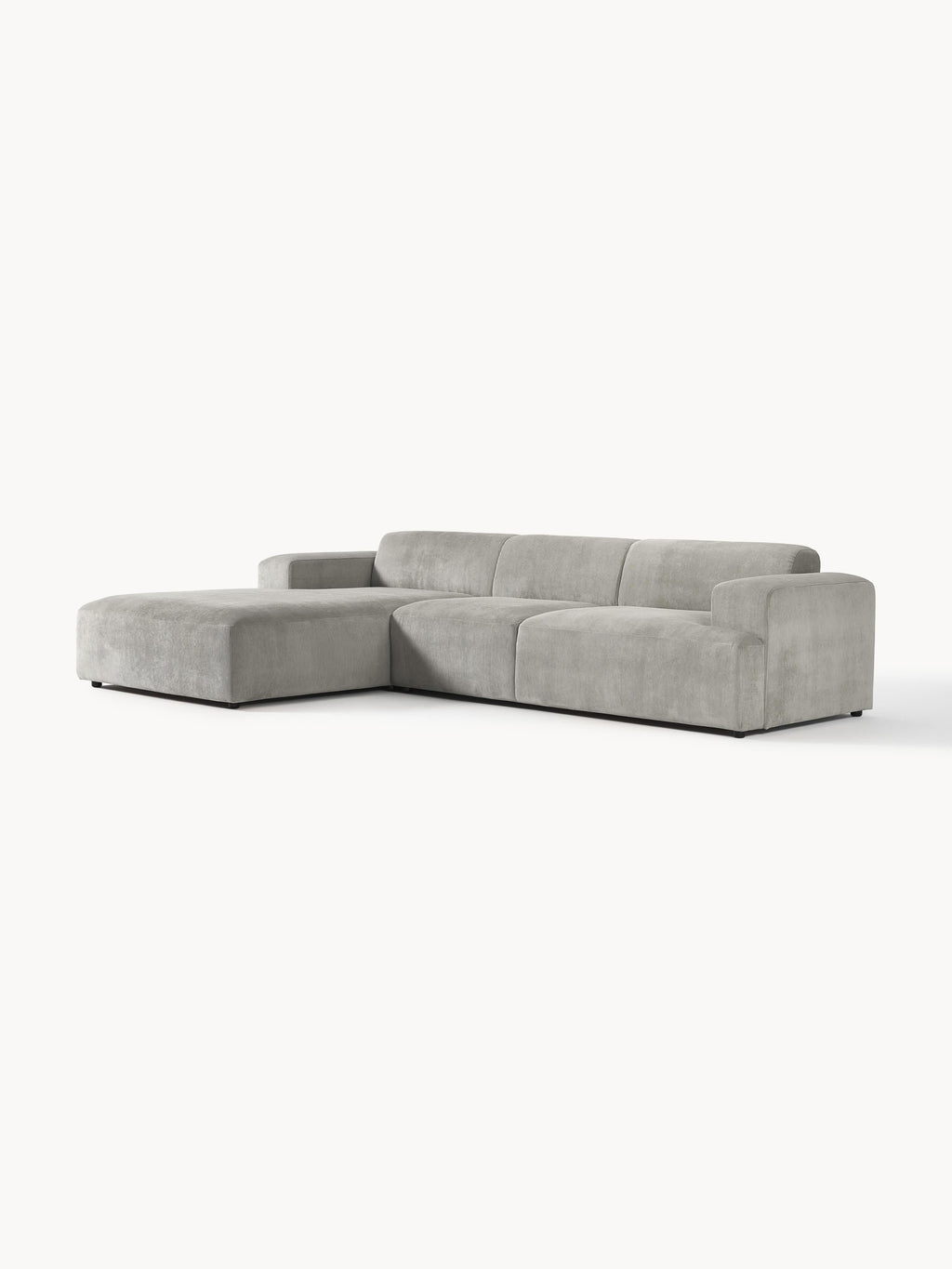 Melva Corduroy Corner Sofa (4-seater)
