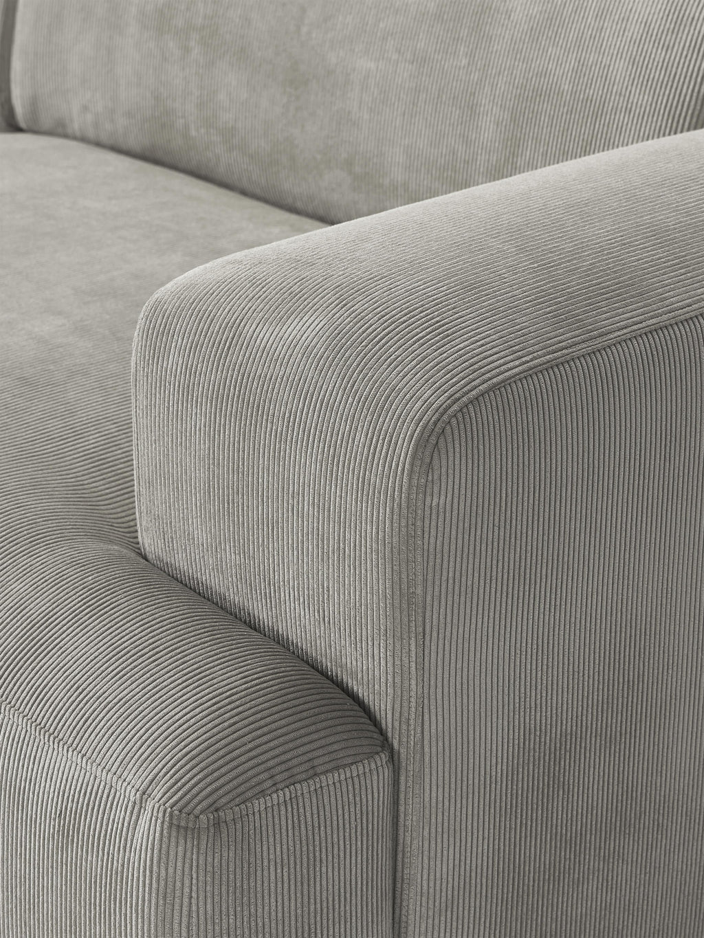 Melva Corduroy Corner Sofa (4-seater)
