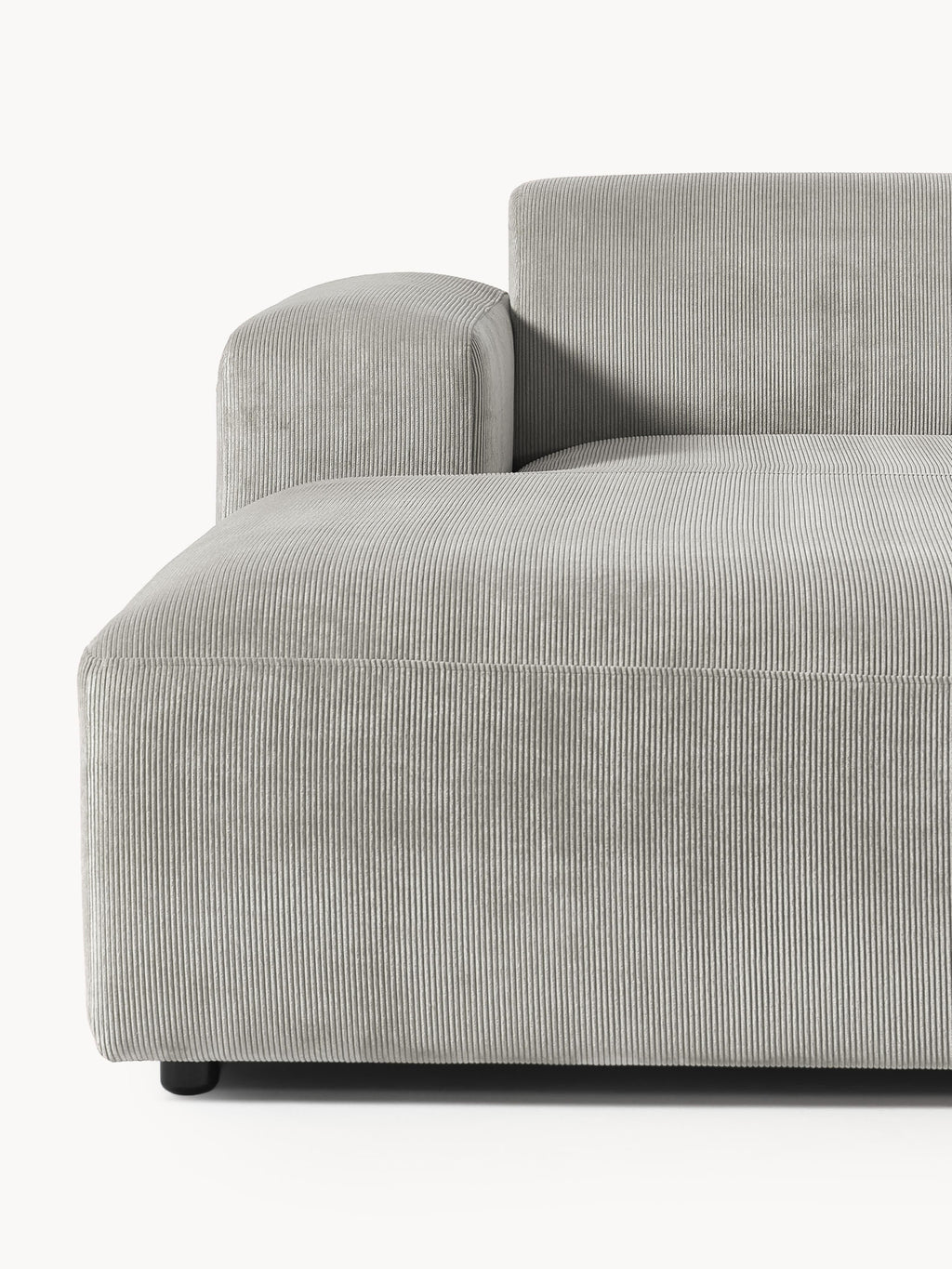 Melva Corduroy Corner Sofa (4-seater)