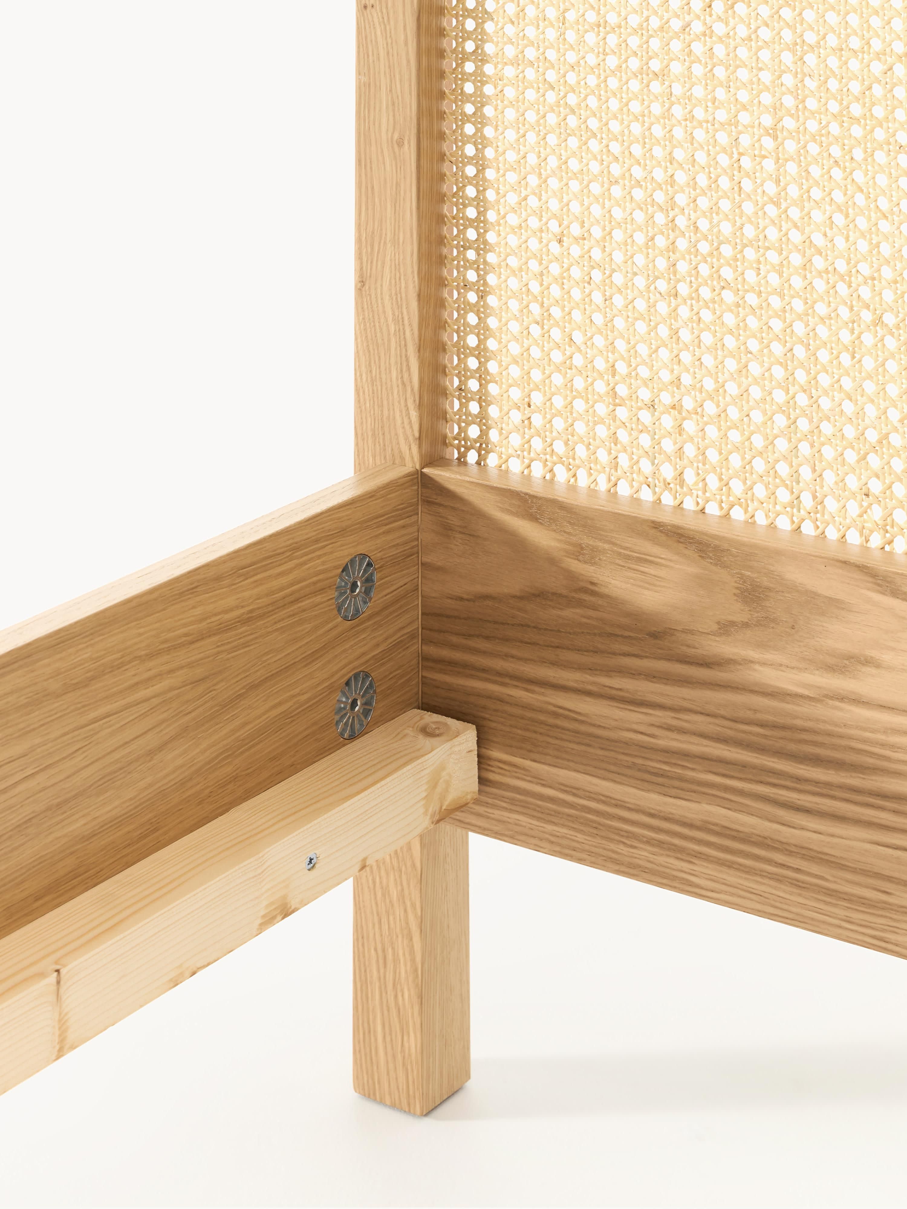 Jones Wooden Bed with Viennese Braid Headboard