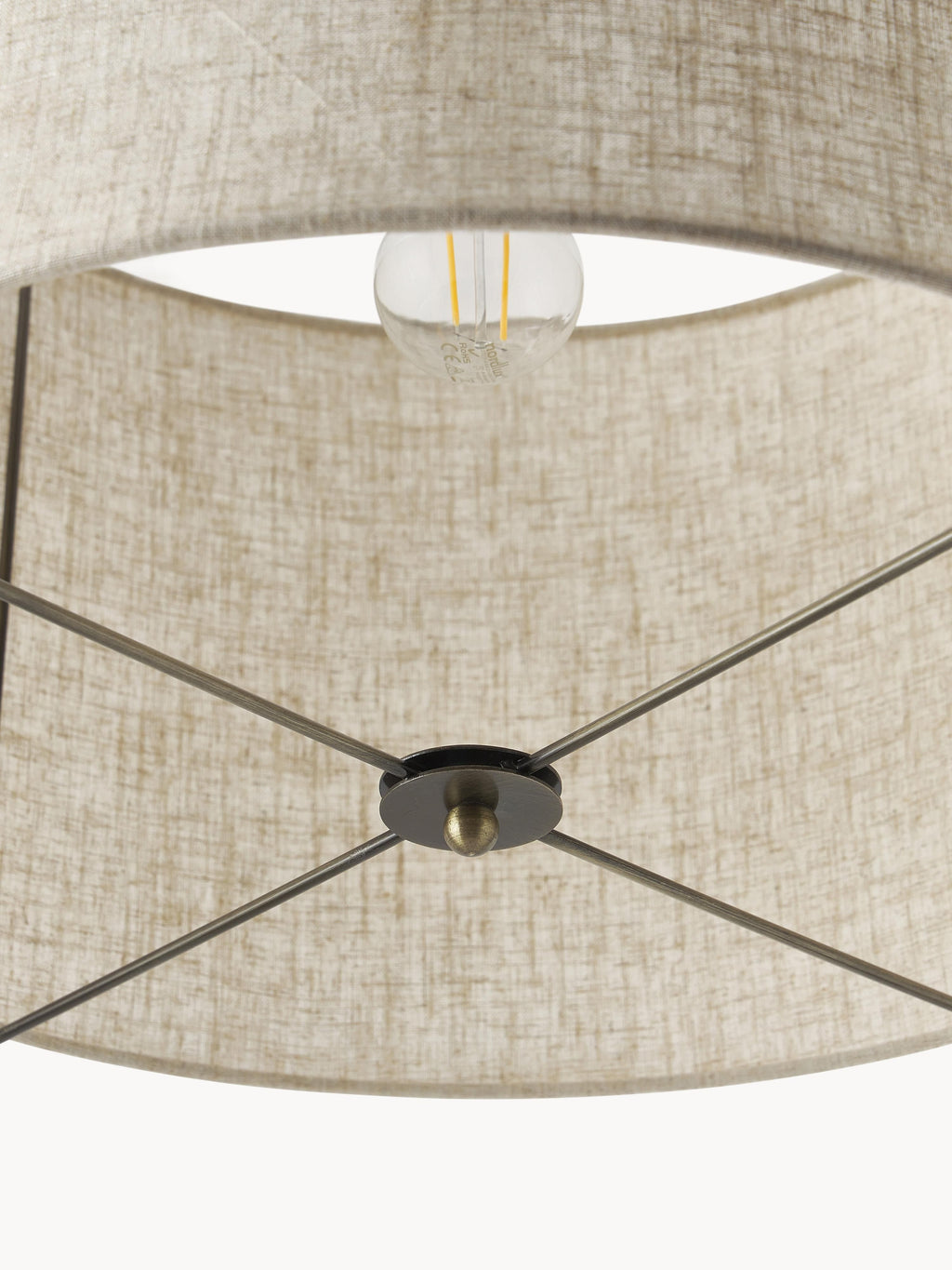 Clouds Linen Pendant Light