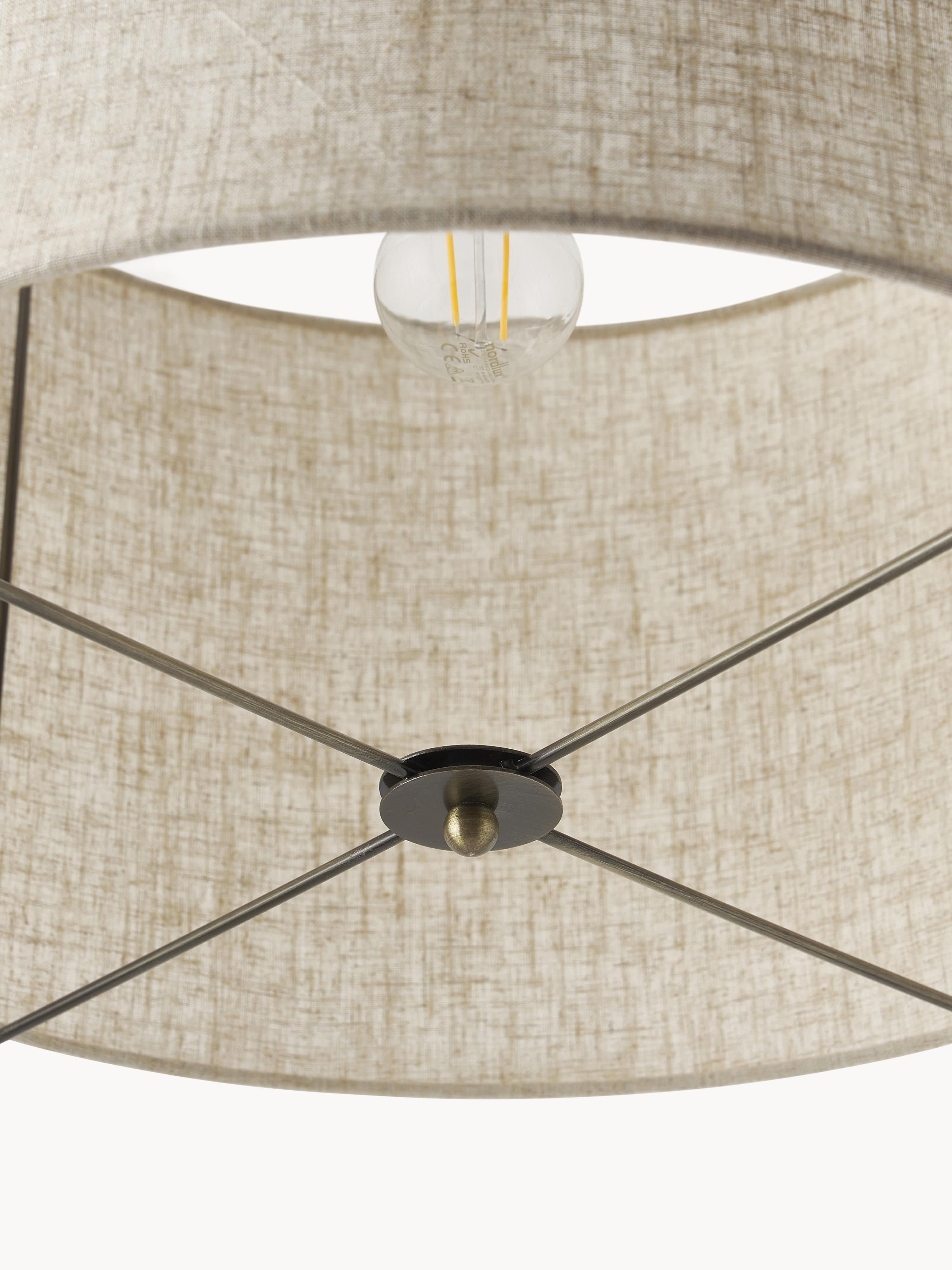 Clouds Linen Pendant Light