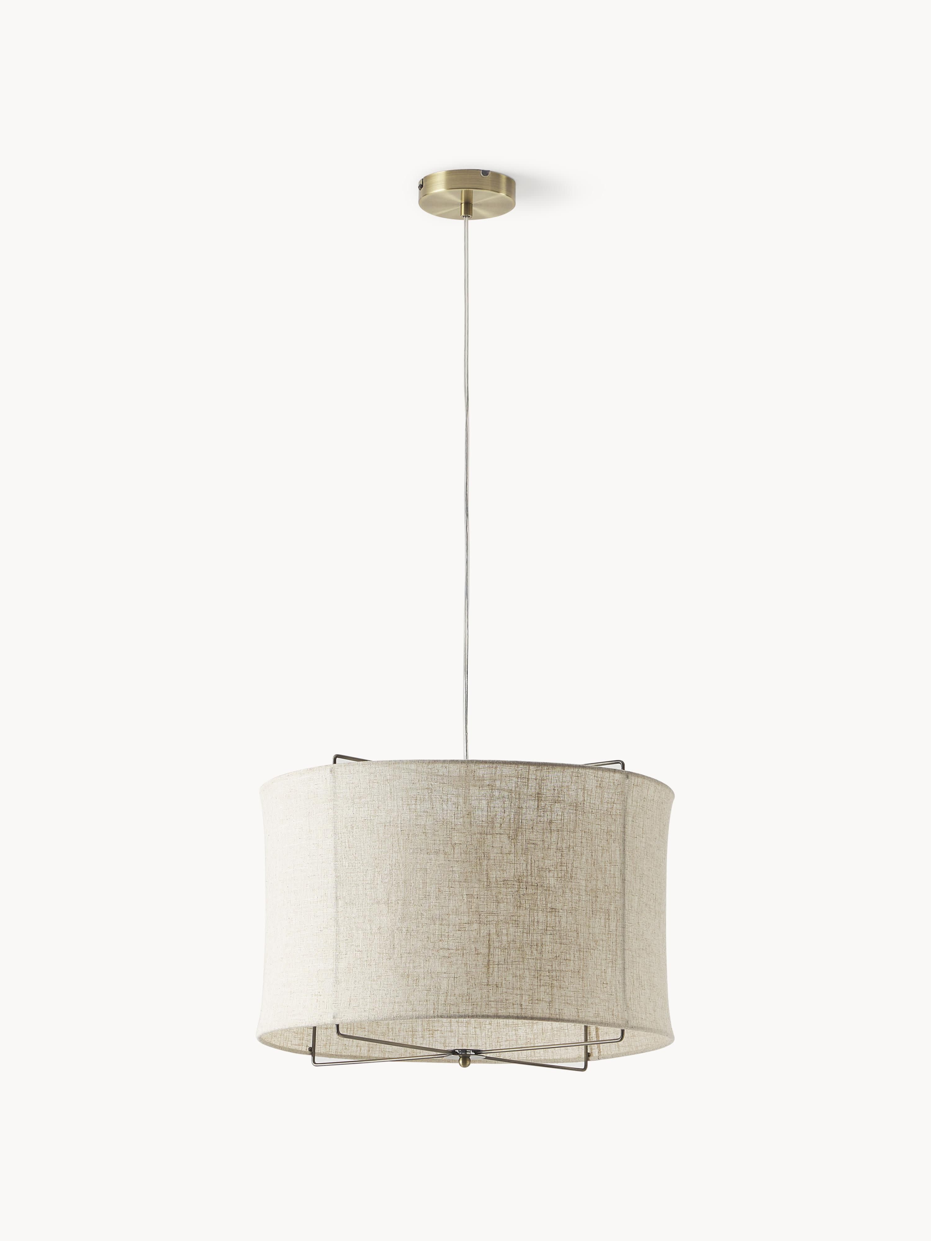 Clouds Linen Pendant Light