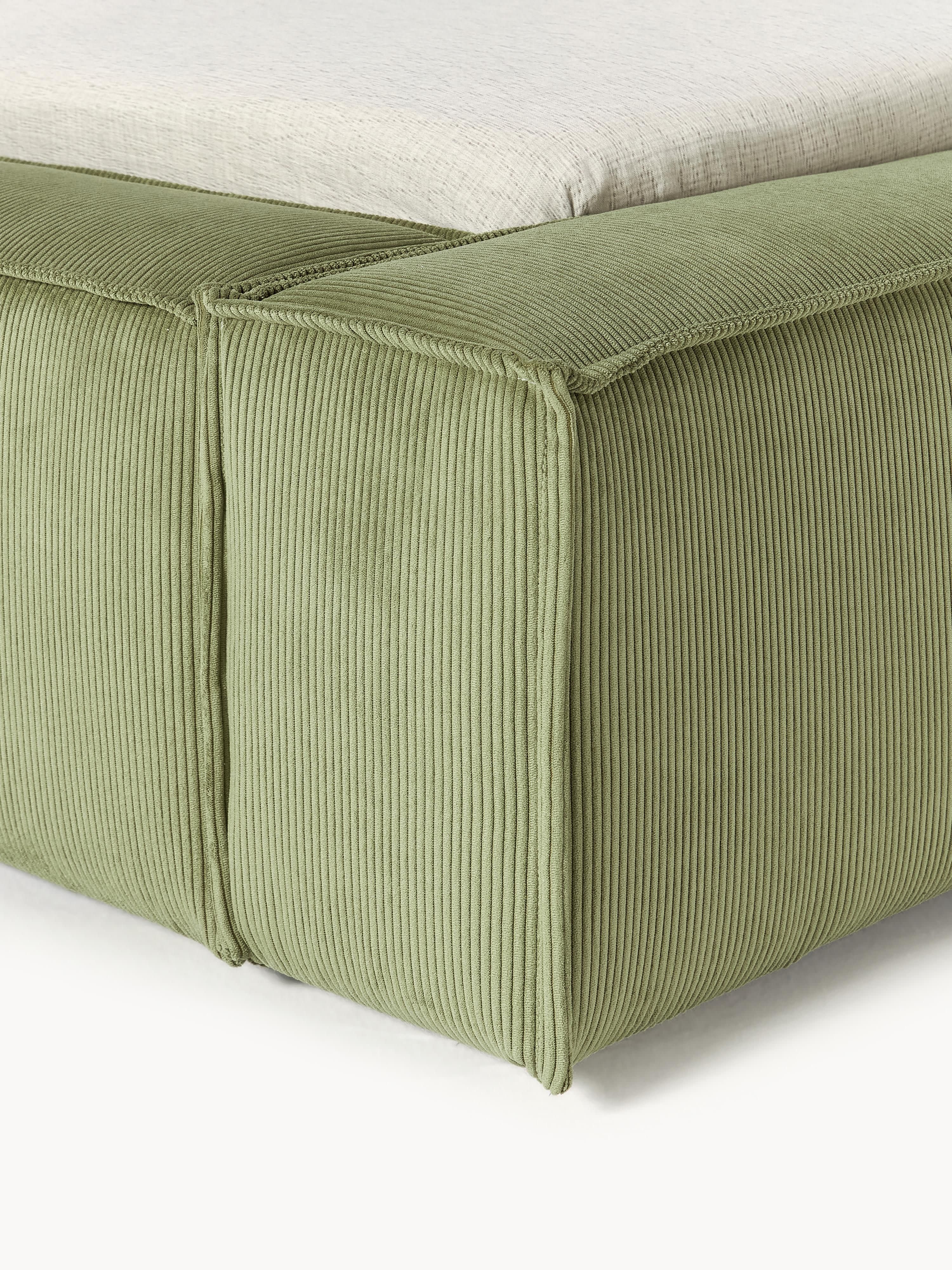 Lennon Upholstered Corduroy Bed