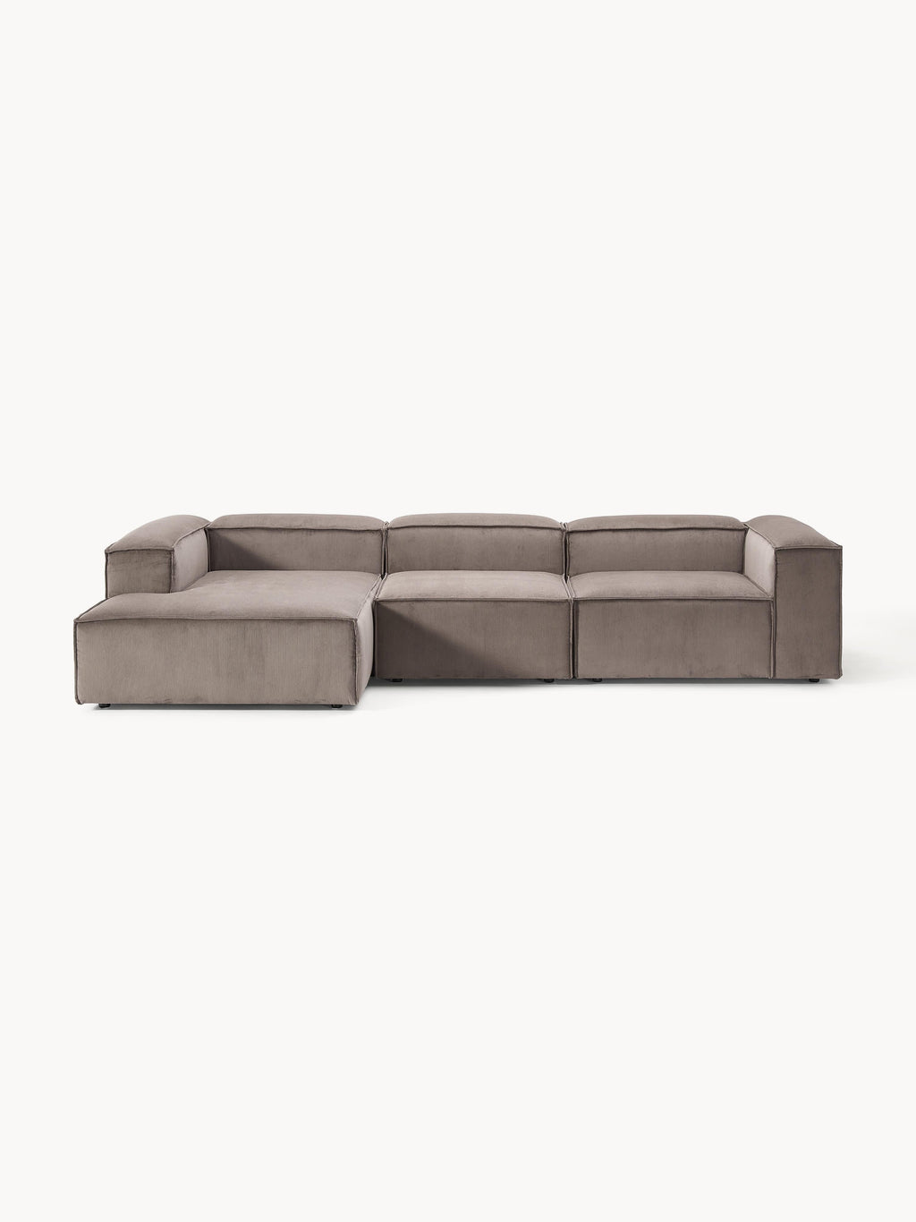 Gallery image 1 - Corduroy Modular Corner Sofa Lennon (4-seater)
