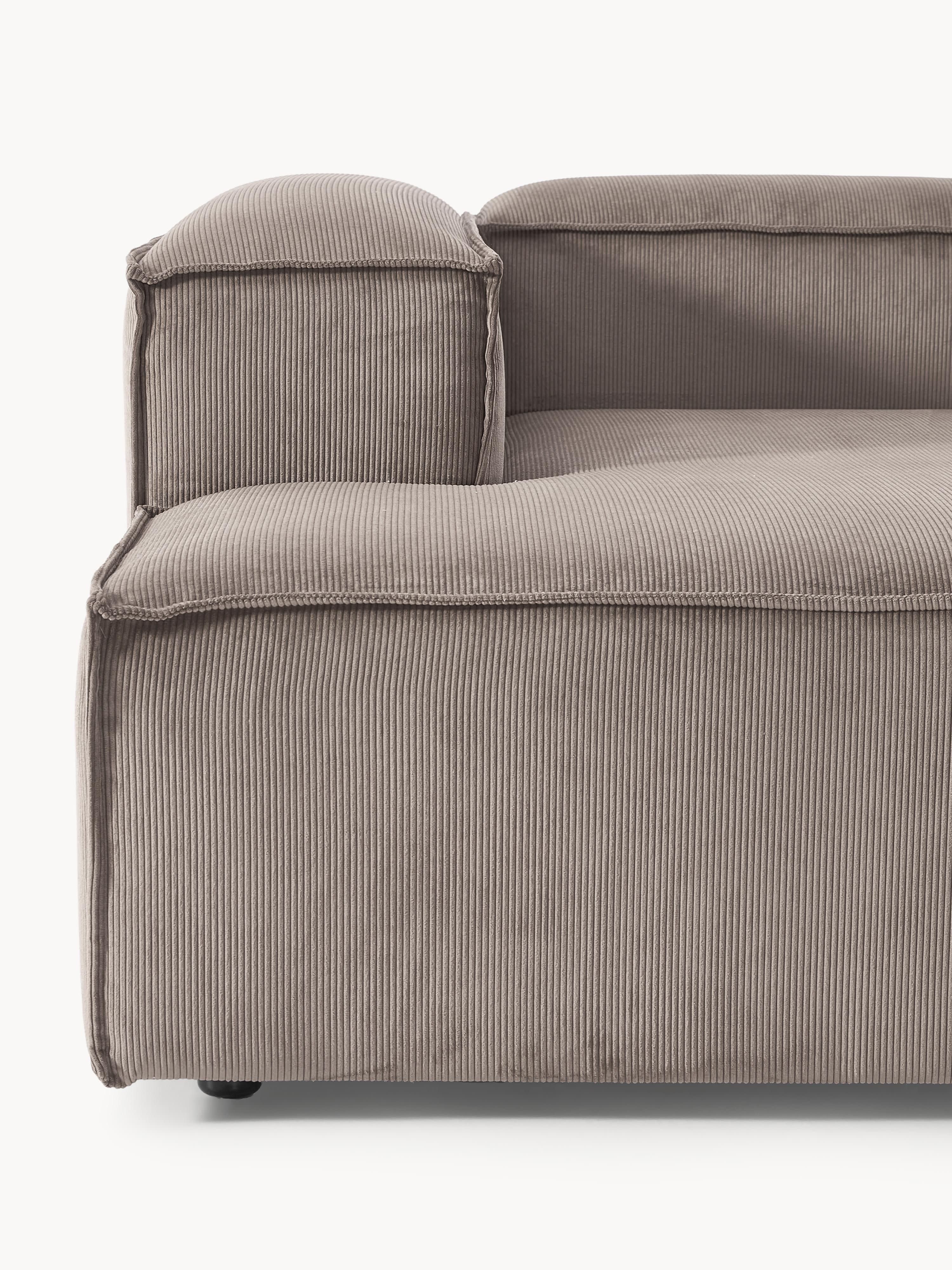 Lennon Corduroy Modular Corner Sofa (4-seater)